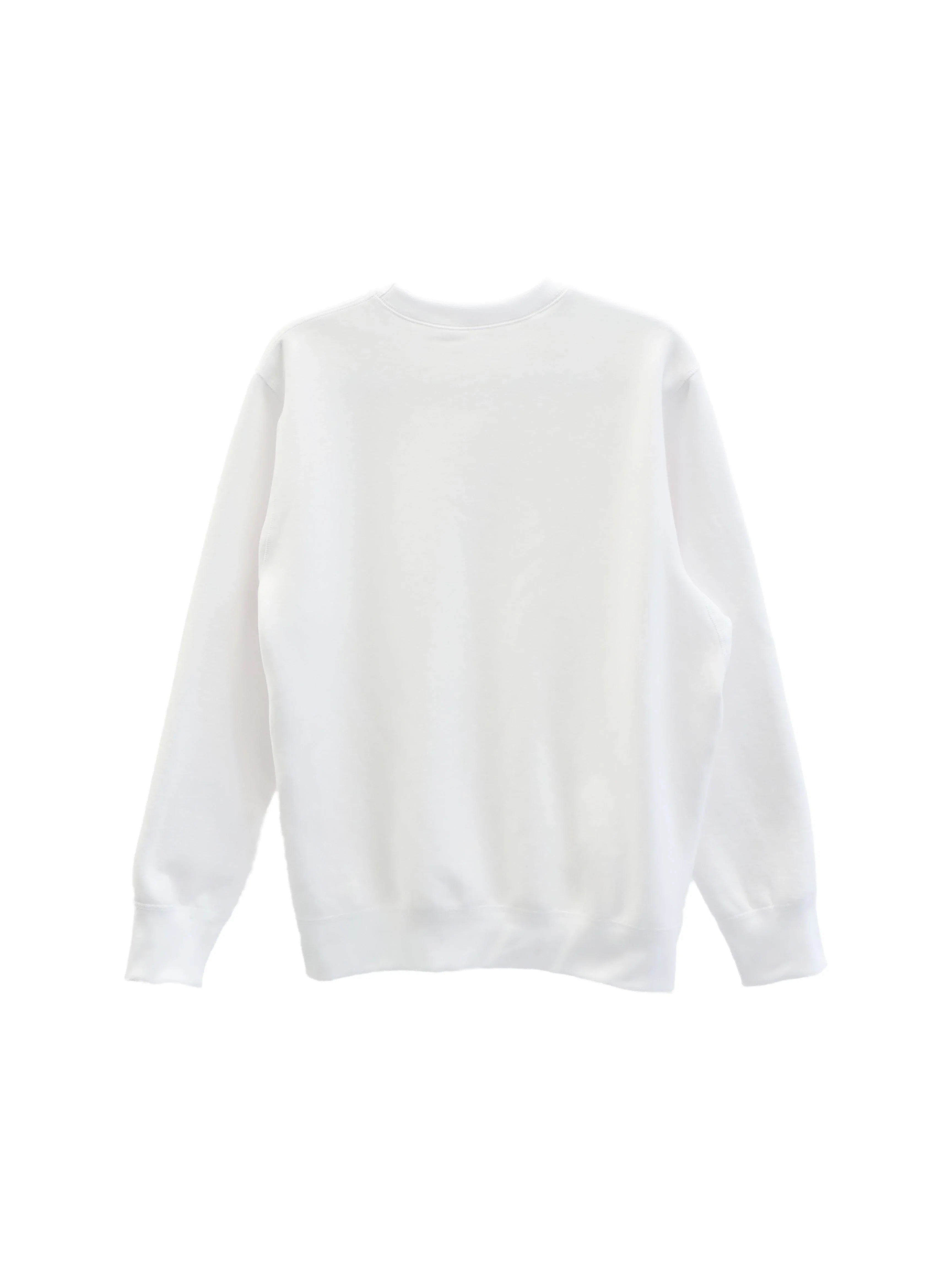 Creative Thoughts™  | Main Crewneck Sweater - White Heavy Fleece