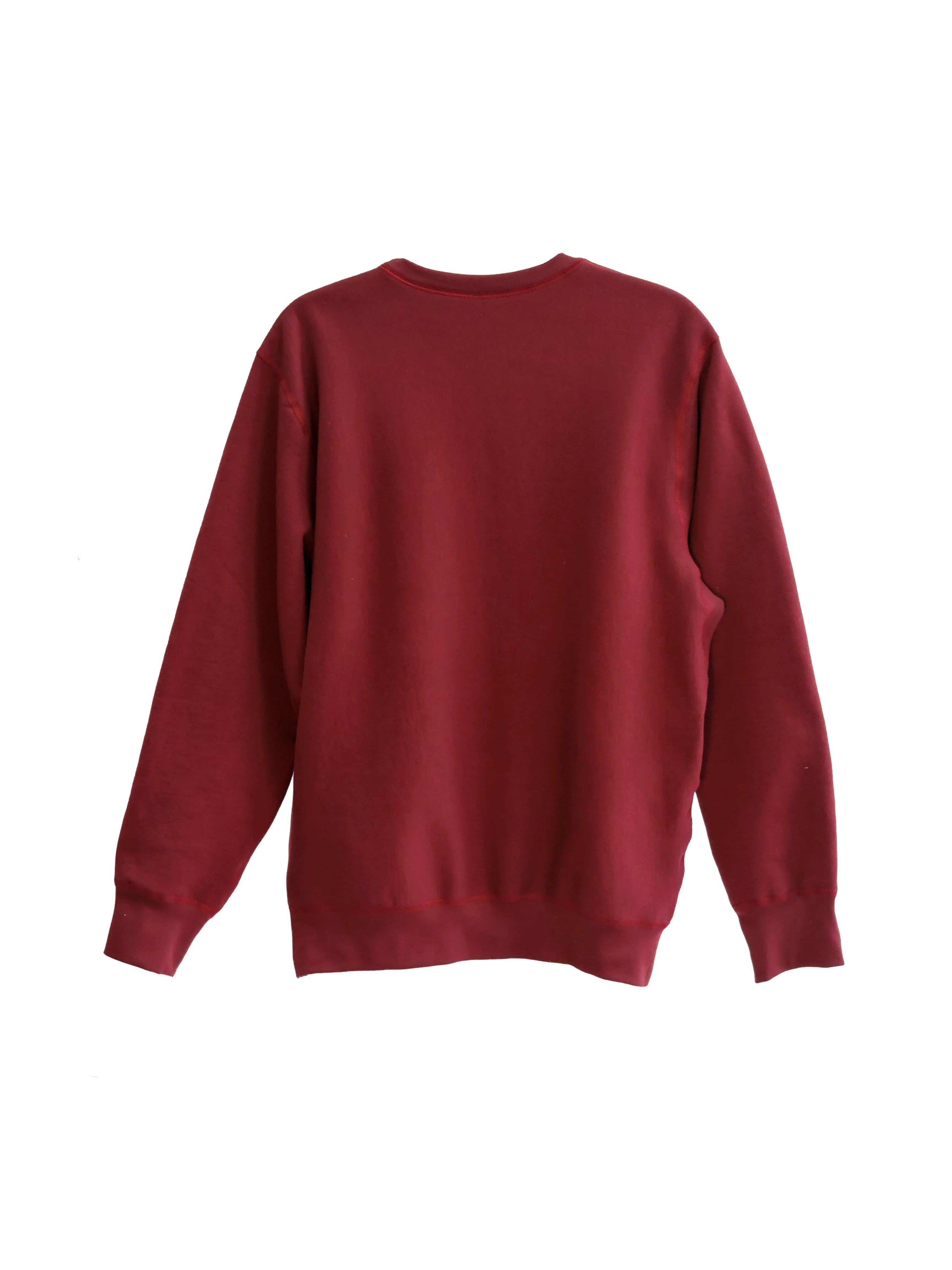 Creative Thoughts™  | Main Crewneck Sweater  - Burgundy Heavy Fleece