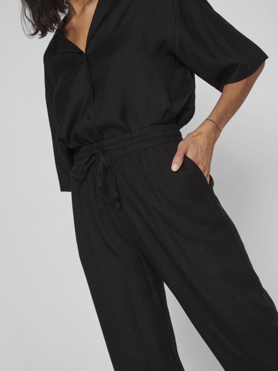 Sienna’s Lounge Pants: Wide Leg Drawstring Trousers