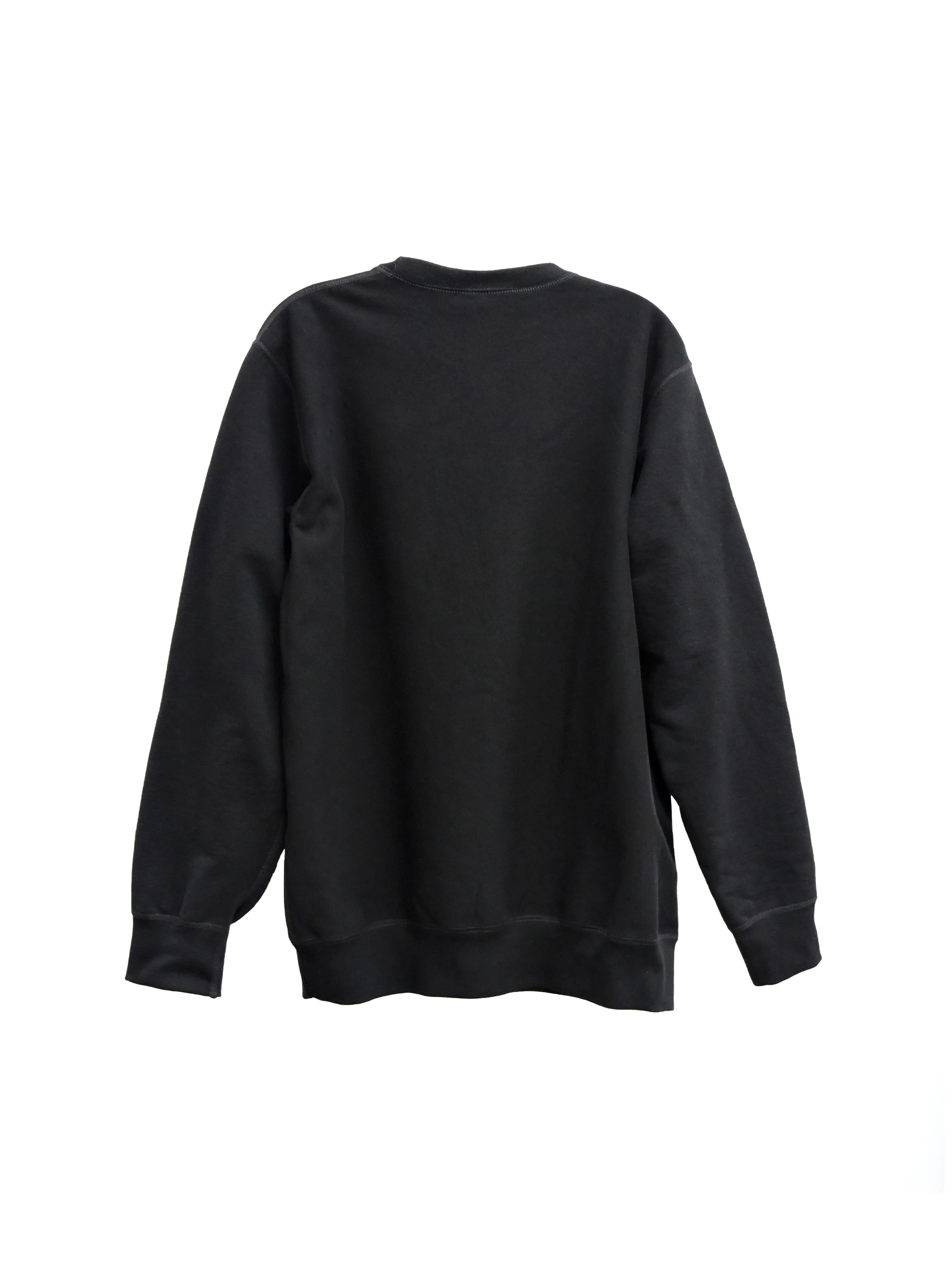 Creative Thoughts™  | Main Crewneck Sweater  - Black Heavy Fleece