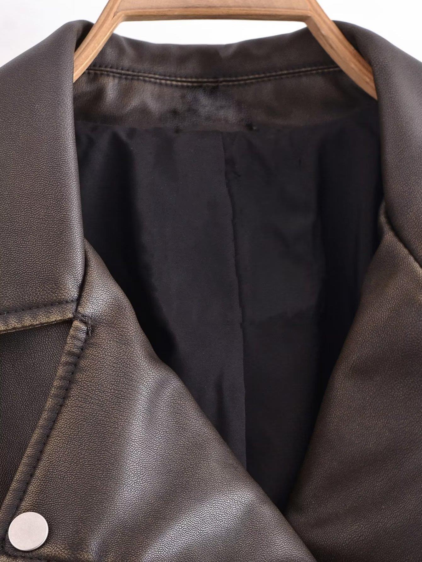 Lara’s Luxe:  Leather Woman's Jacket