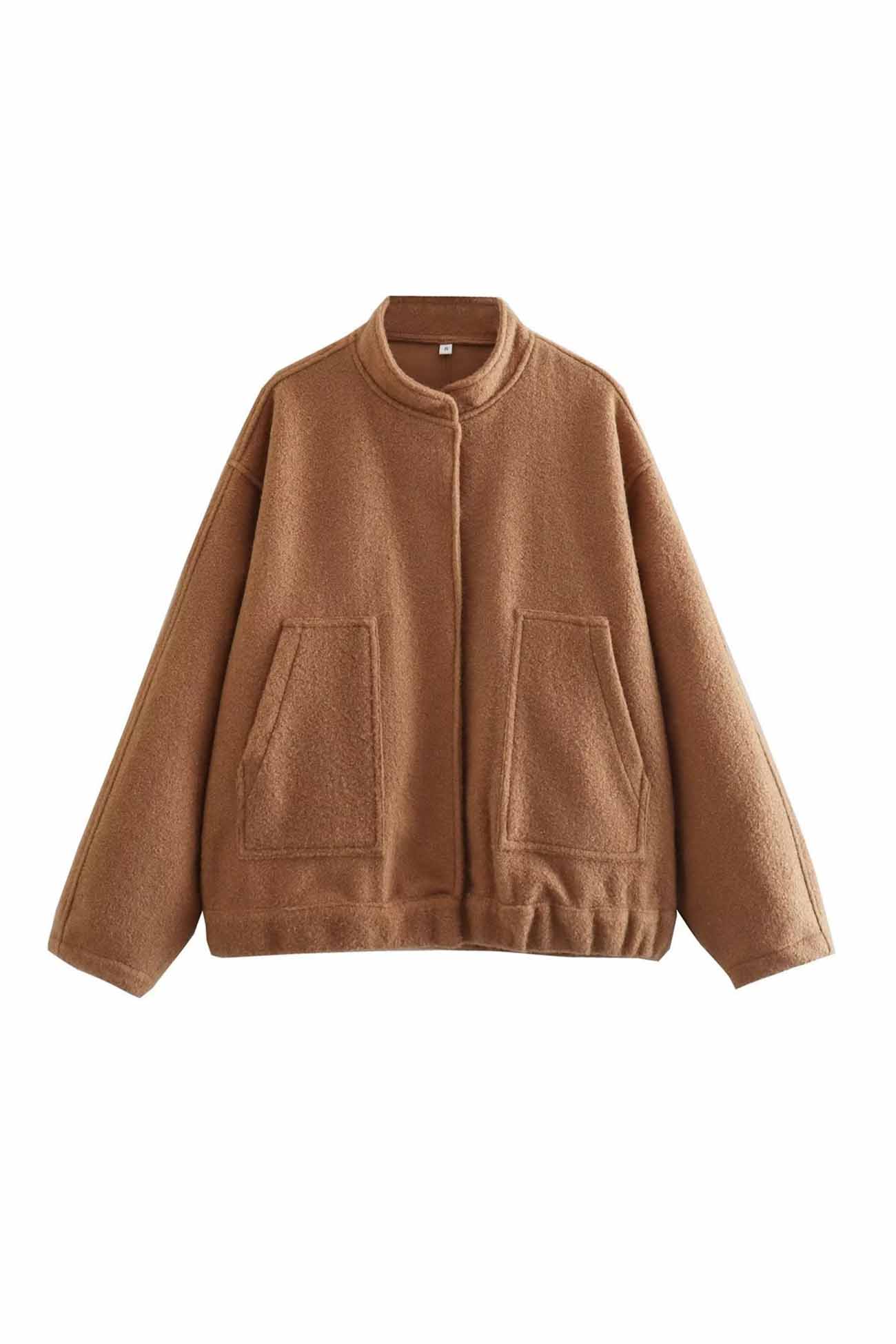 Sophie’s Style: Oversized Bomber Jacket with Pockets