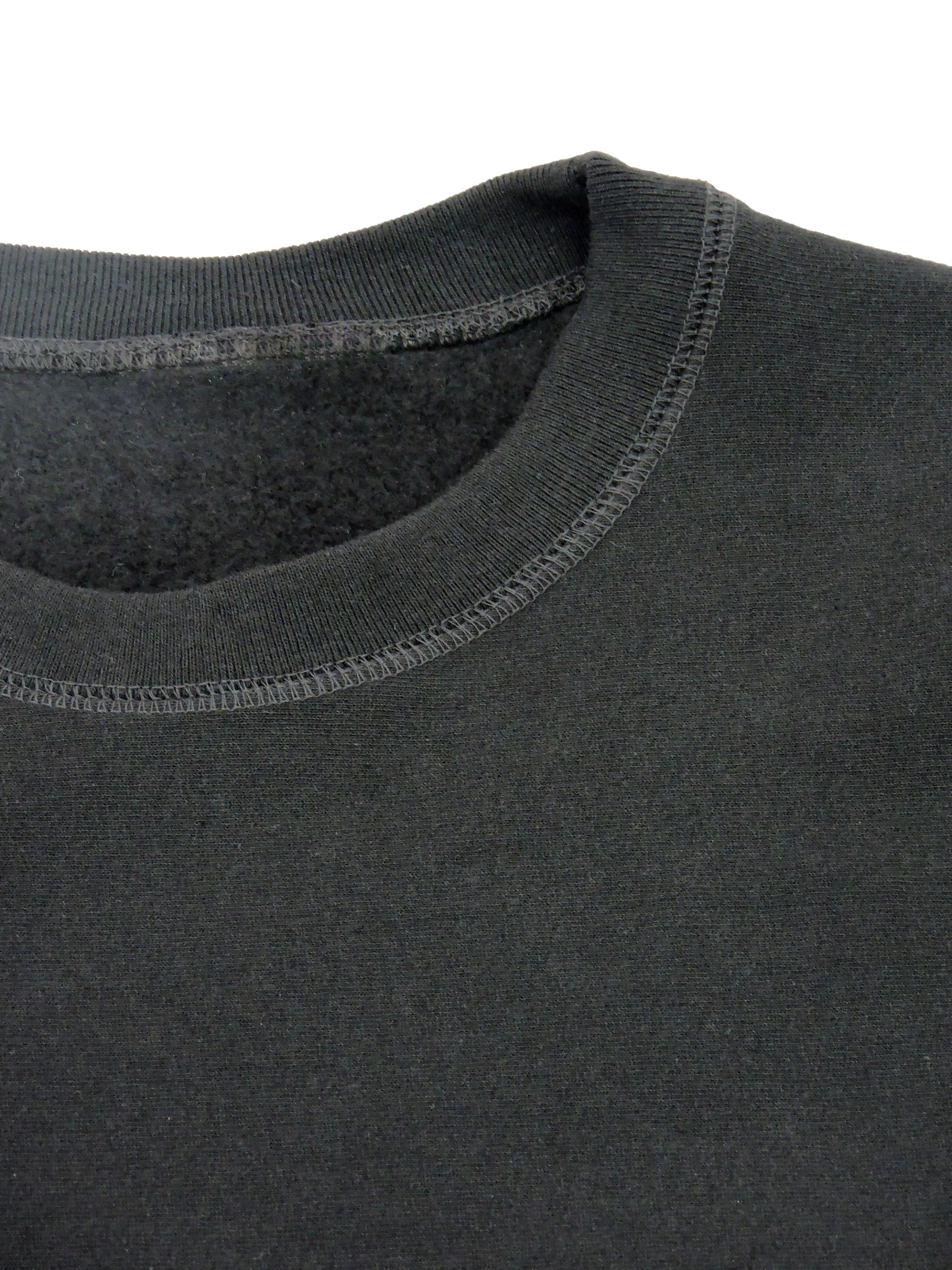 Creative Thoughts™  | Main Crewneck Sweater  - Black Heavy Fleece