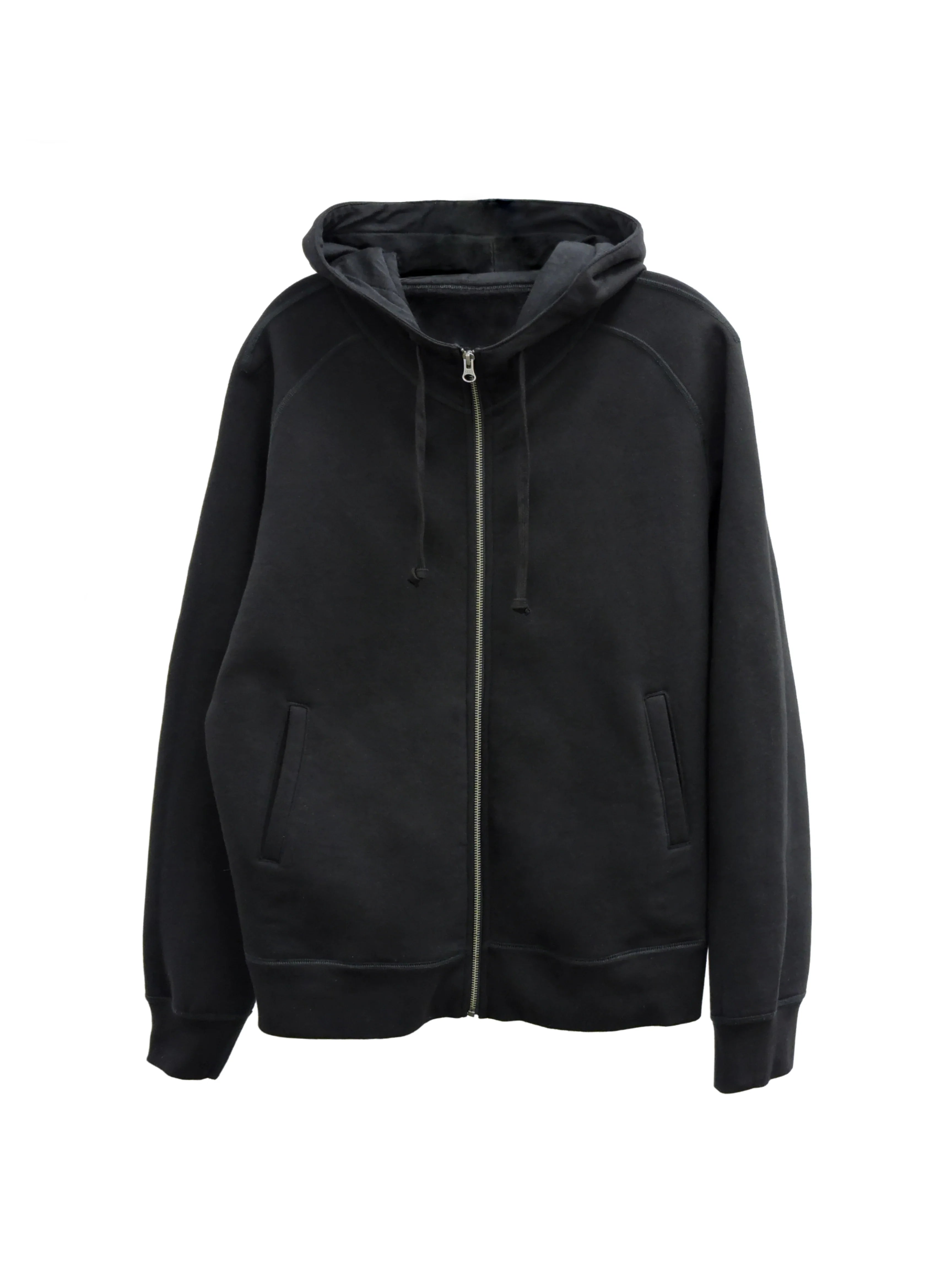 Creative Thoughts™  | Zip Up Hoodie - Black Heavy Fleece