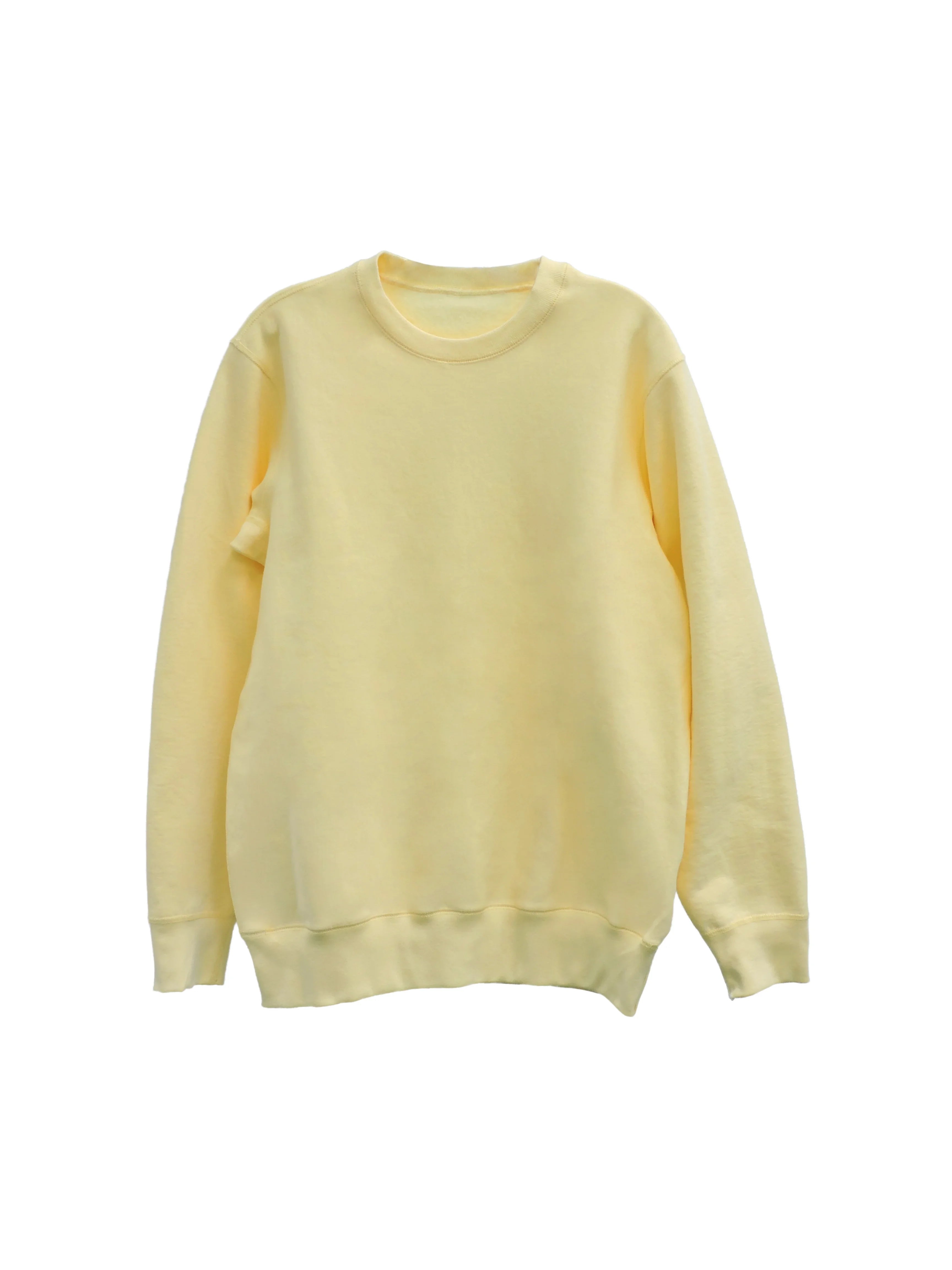 Creative Thoughts™  | Main Crewneck Sweater - Daffodil Yellow Heavy Fleece