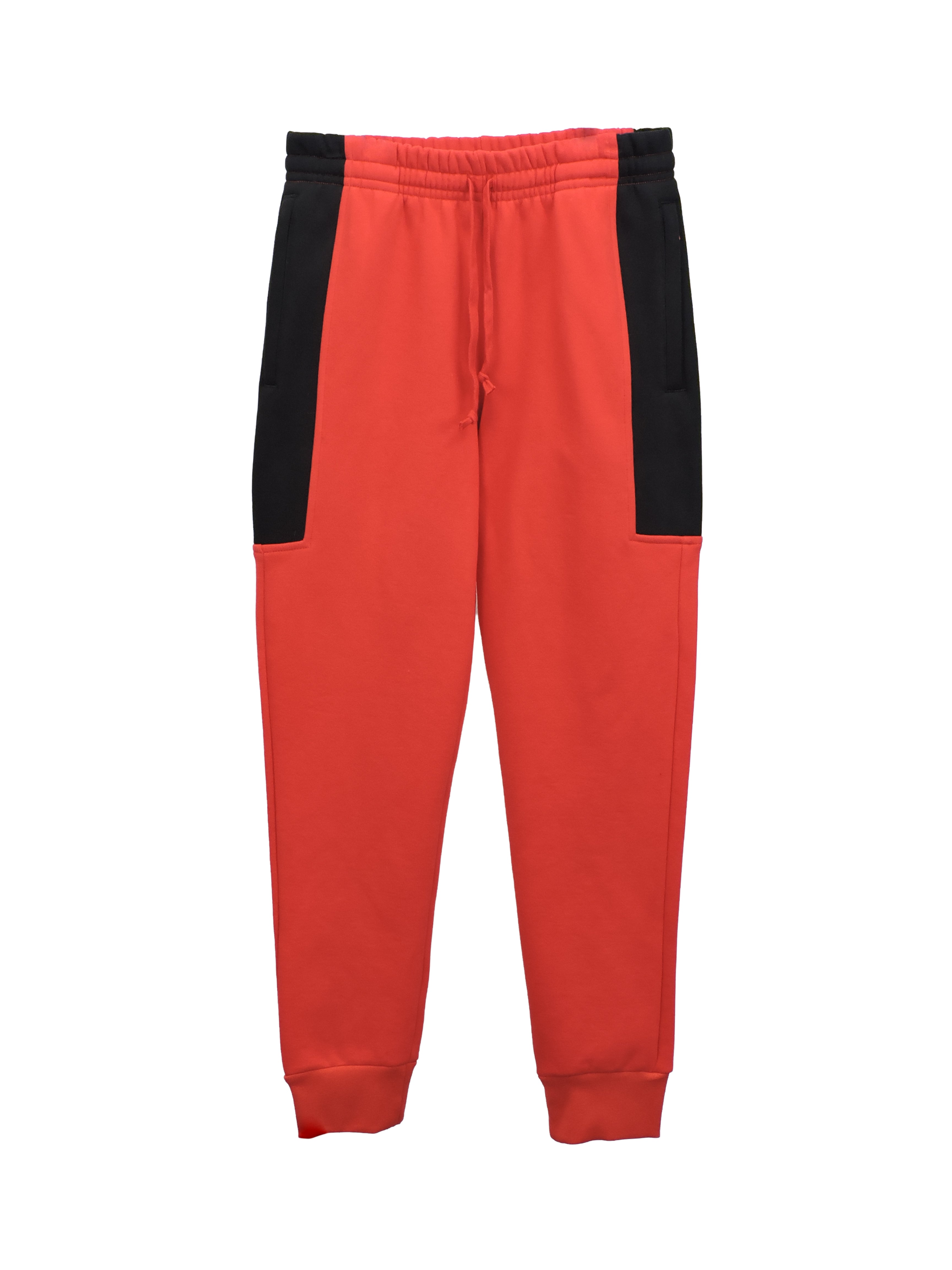 Creative Thoughts™  | Block Joggers - Red Heavy Fleece