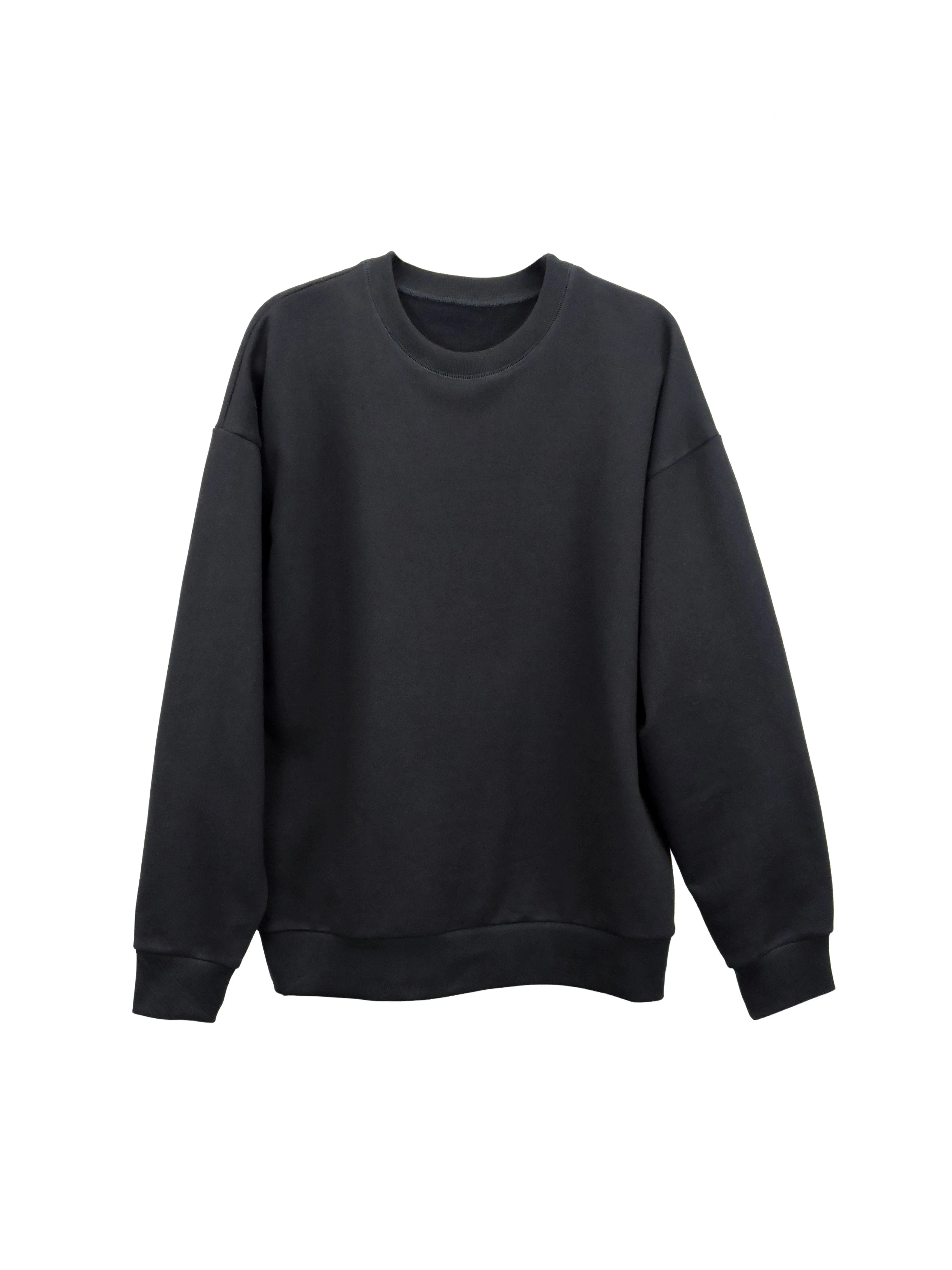 Creative Thoughts™  | Park Crewneck Sweater - Black Fleece