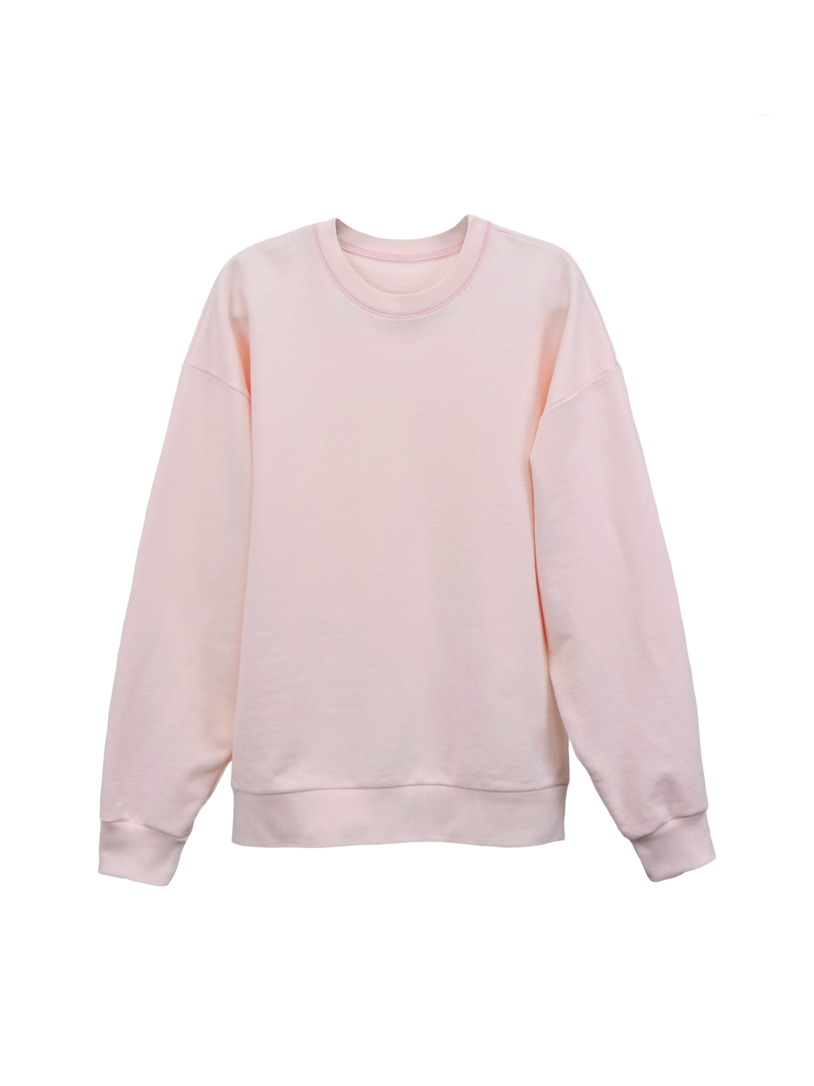 Creative Thoughts™  | Park Crewneck Sweater - Pale Pink Fleece