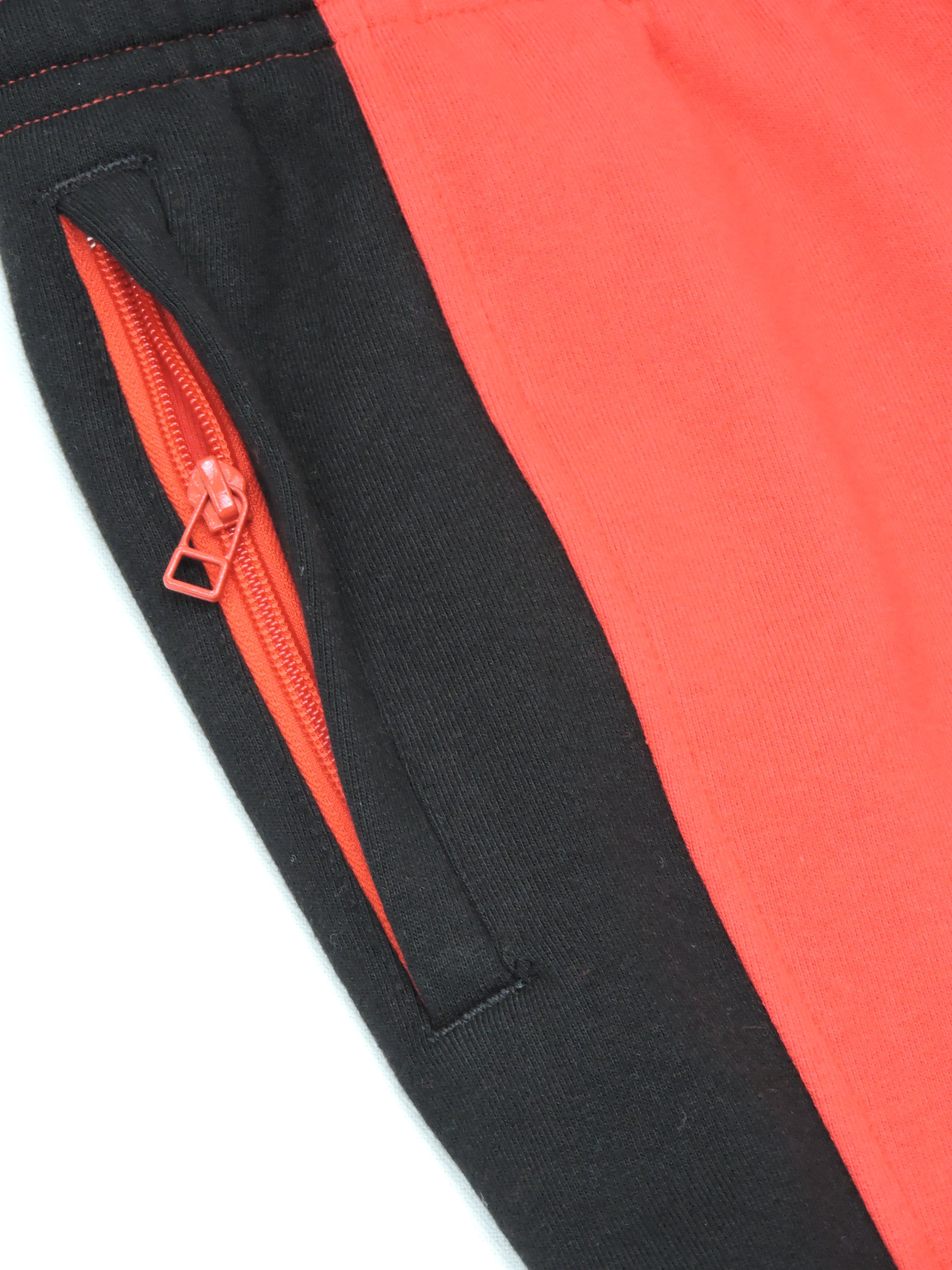 Creative Thoughts™  | Block Joggers - Red Heavy Fleece