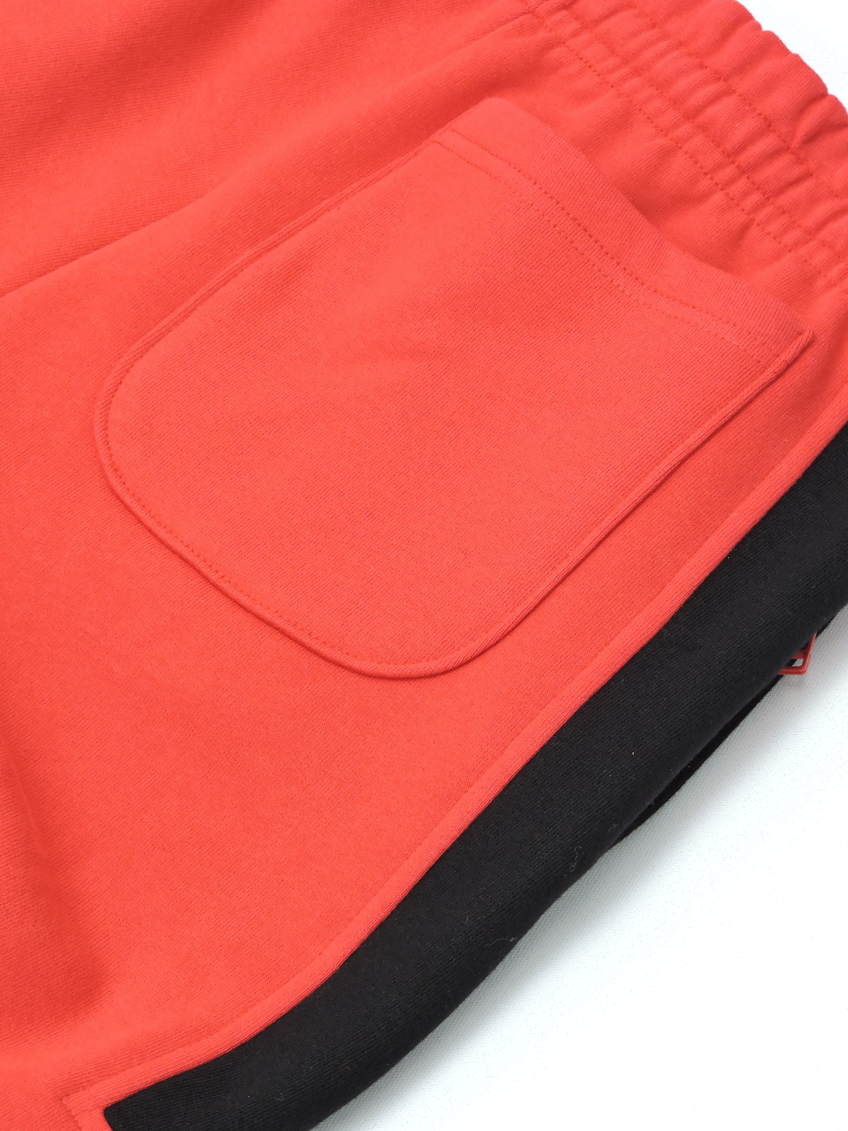 Creative Thoughts™  | Block Joggers - Red Heavy Fleece