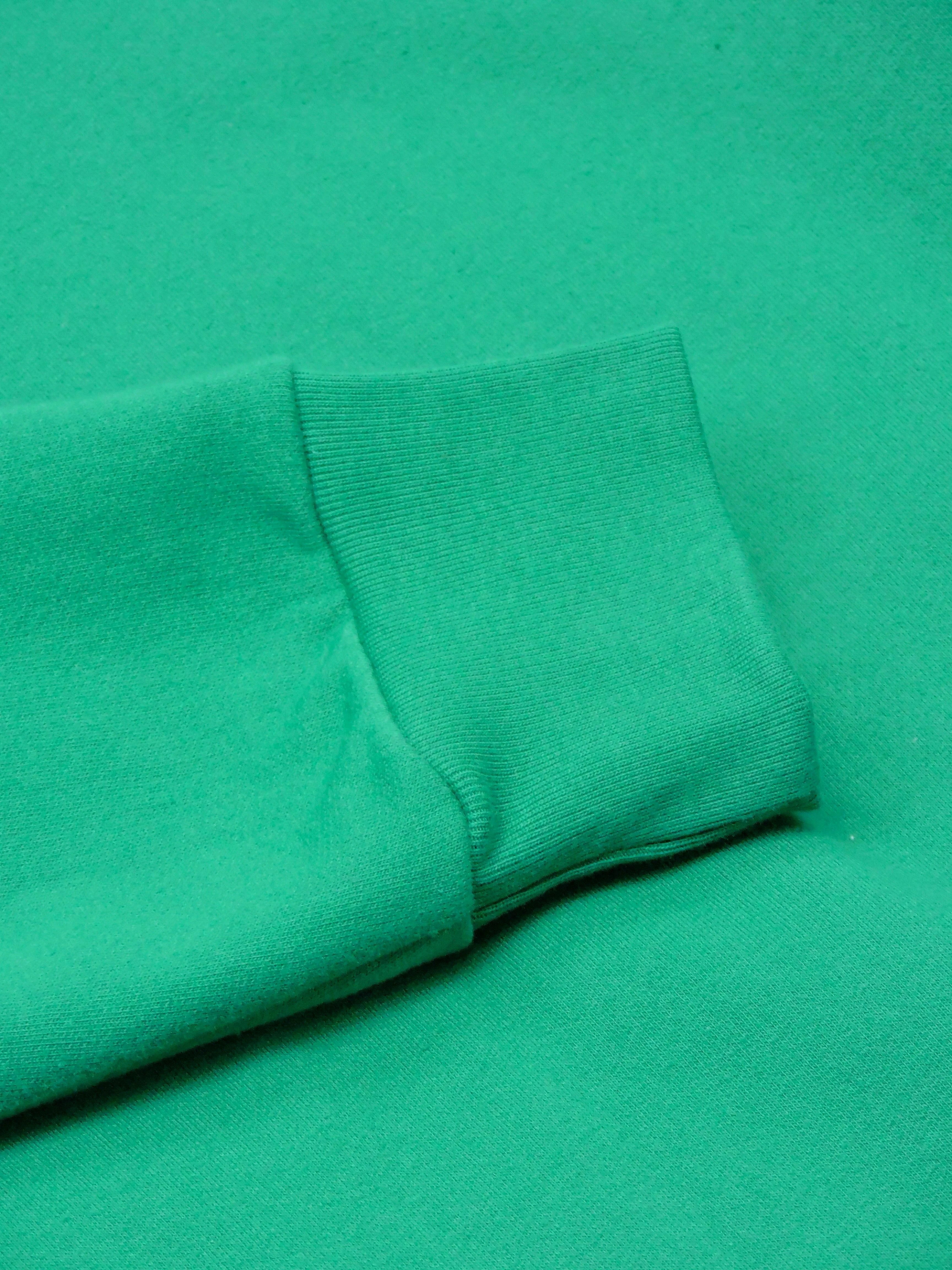 Creative Thoughts™  | Park Crewneck Sweater - Emerald Green Fleece