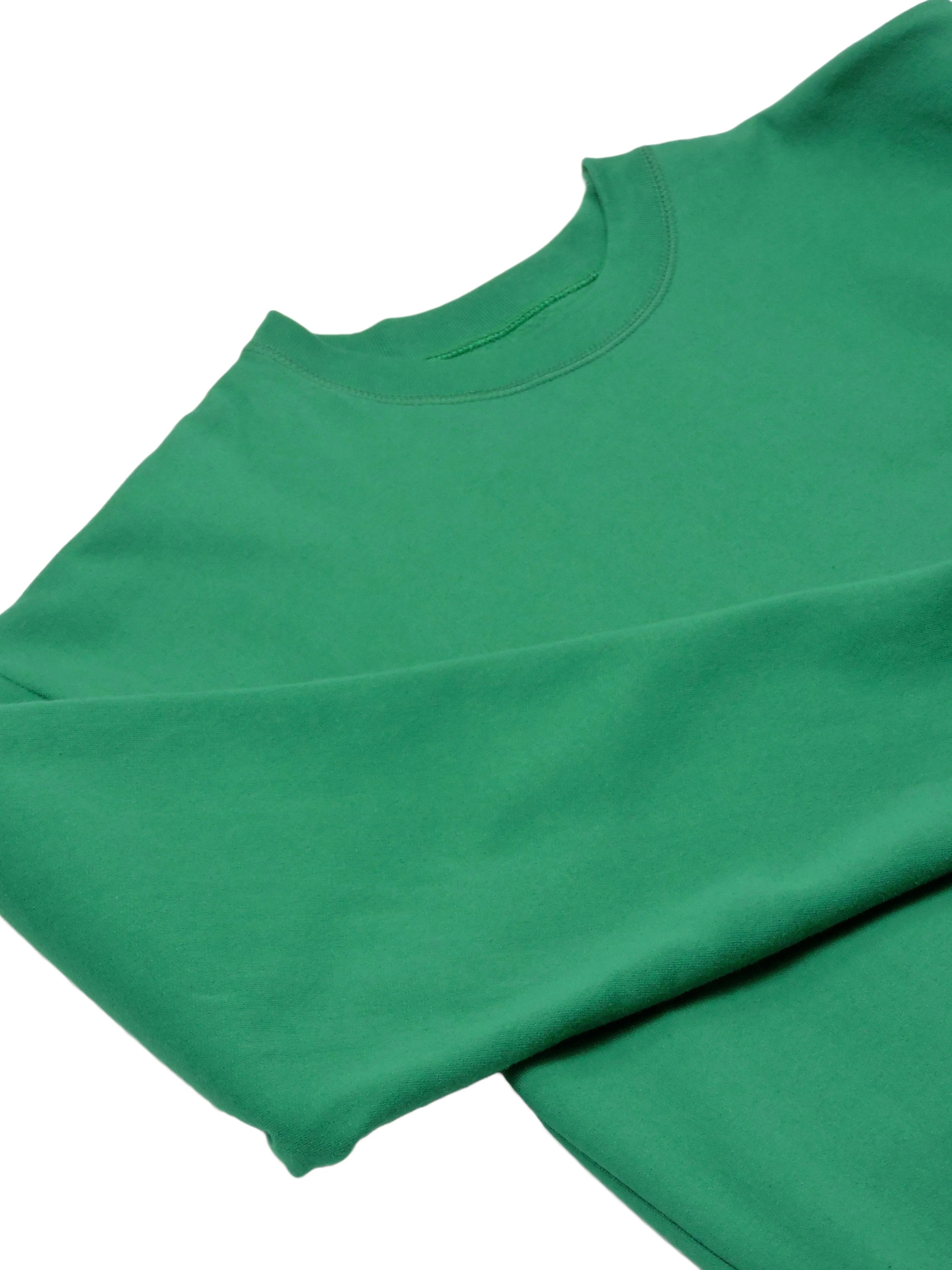 Creative Thoughts™  | Park Crewneck Sweater - Emerald Green Fleece