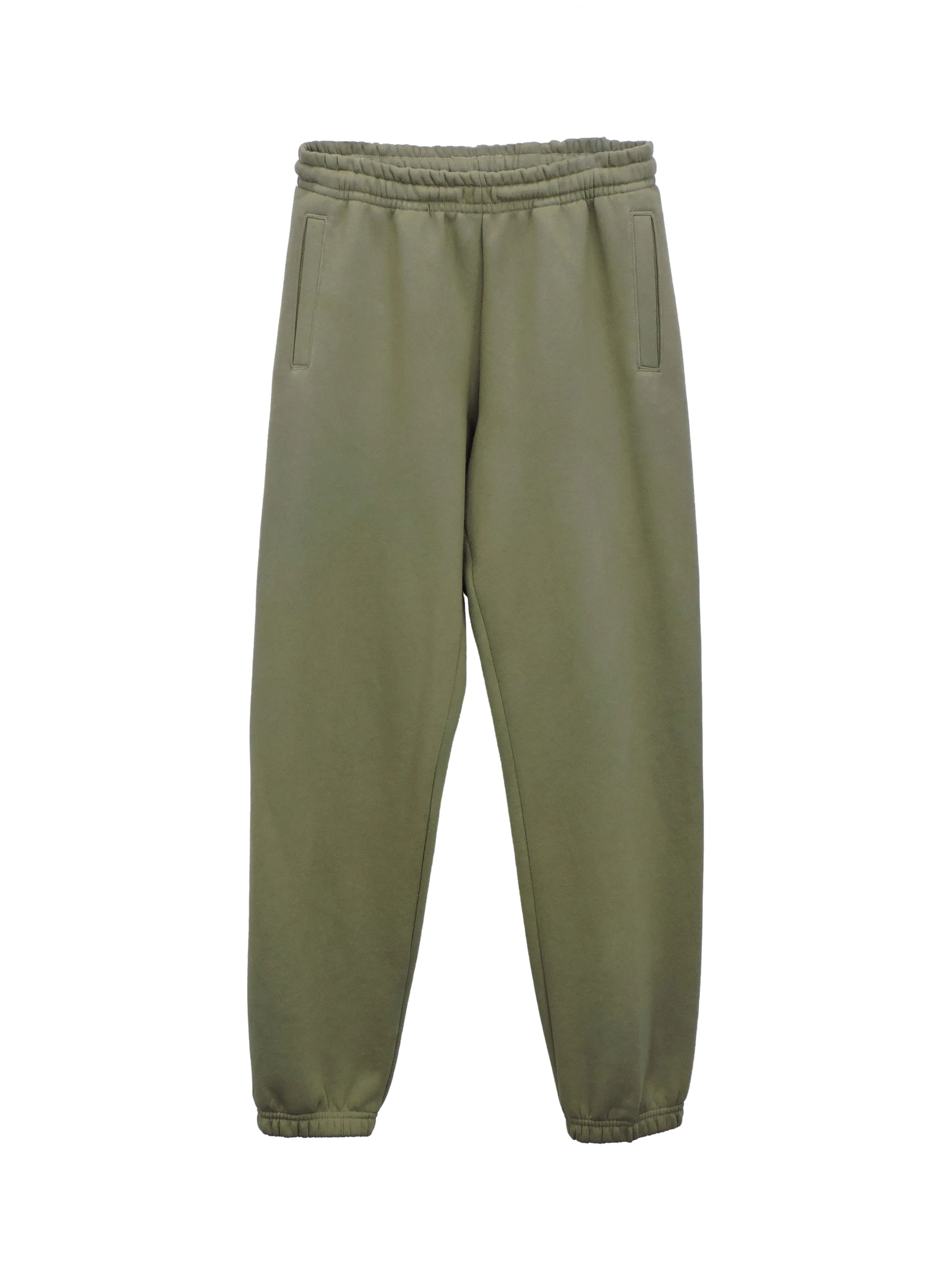 Creative Thoughts™  | Art Sweatpants - Moss Green French Terry