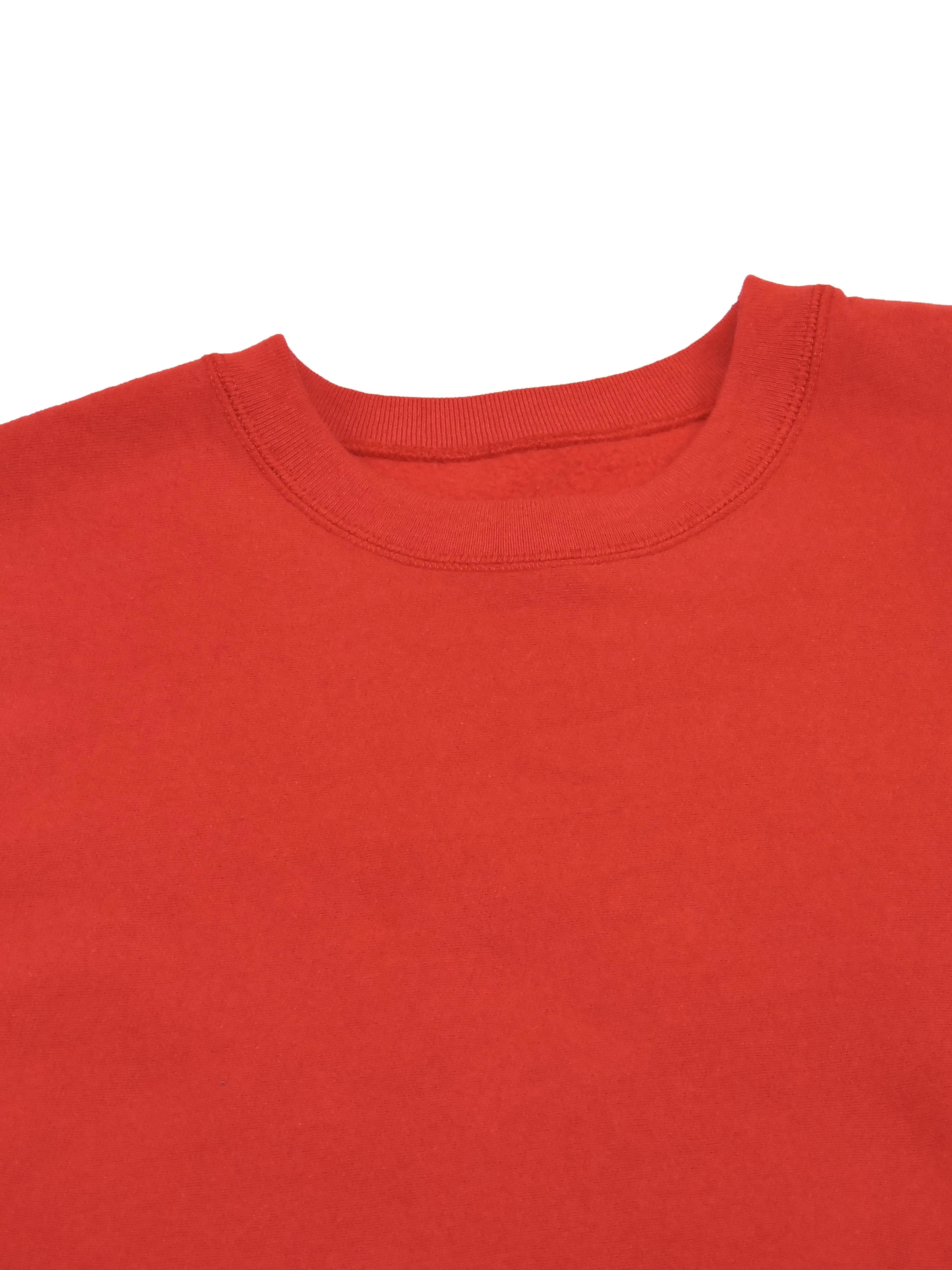 Creative Thoughts™  | Main Crewneck Sweater - Red Heavy Fleece