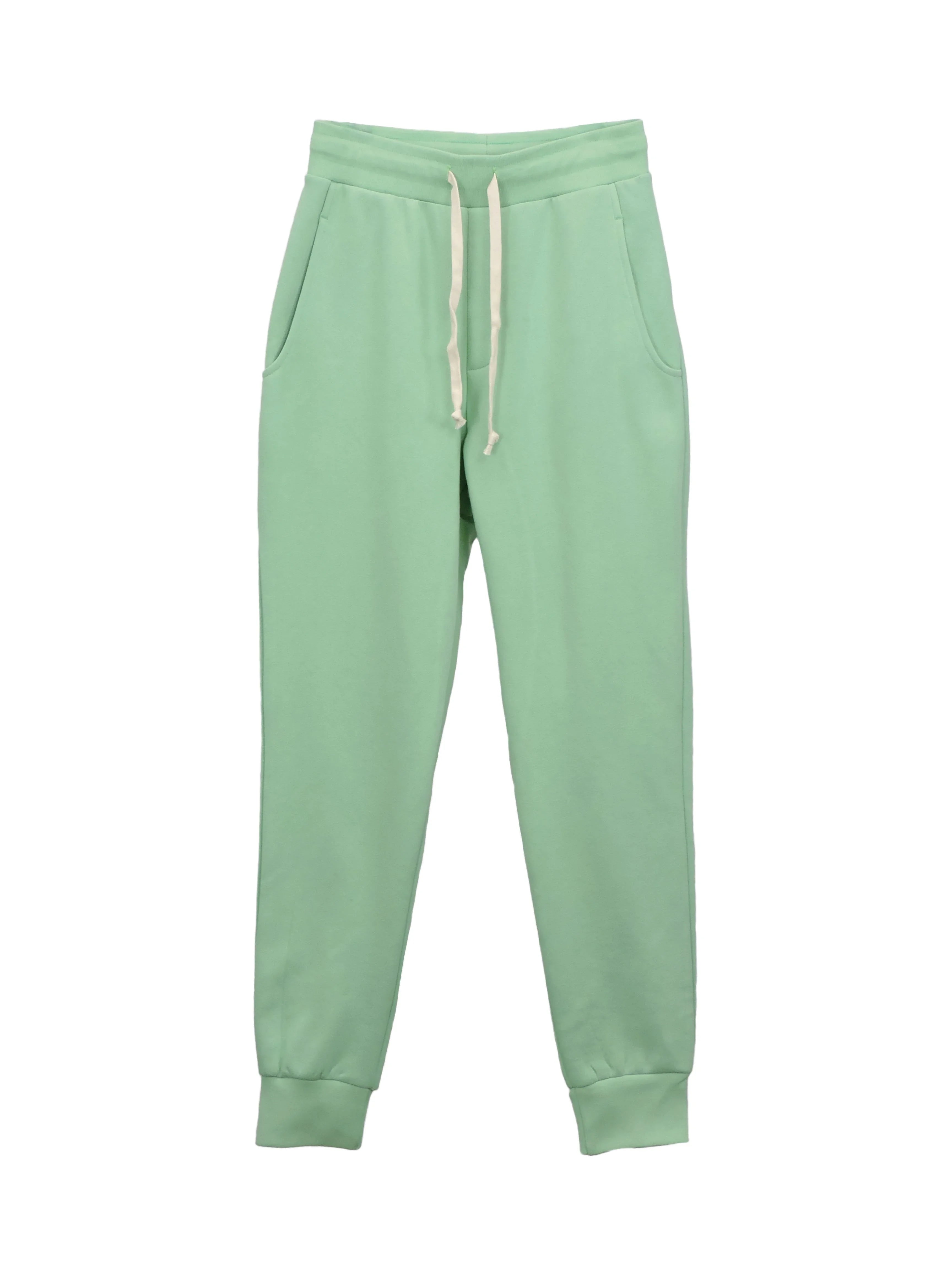 Creative Thoughts™  | Getaway Joggers - Mint Green Fleece