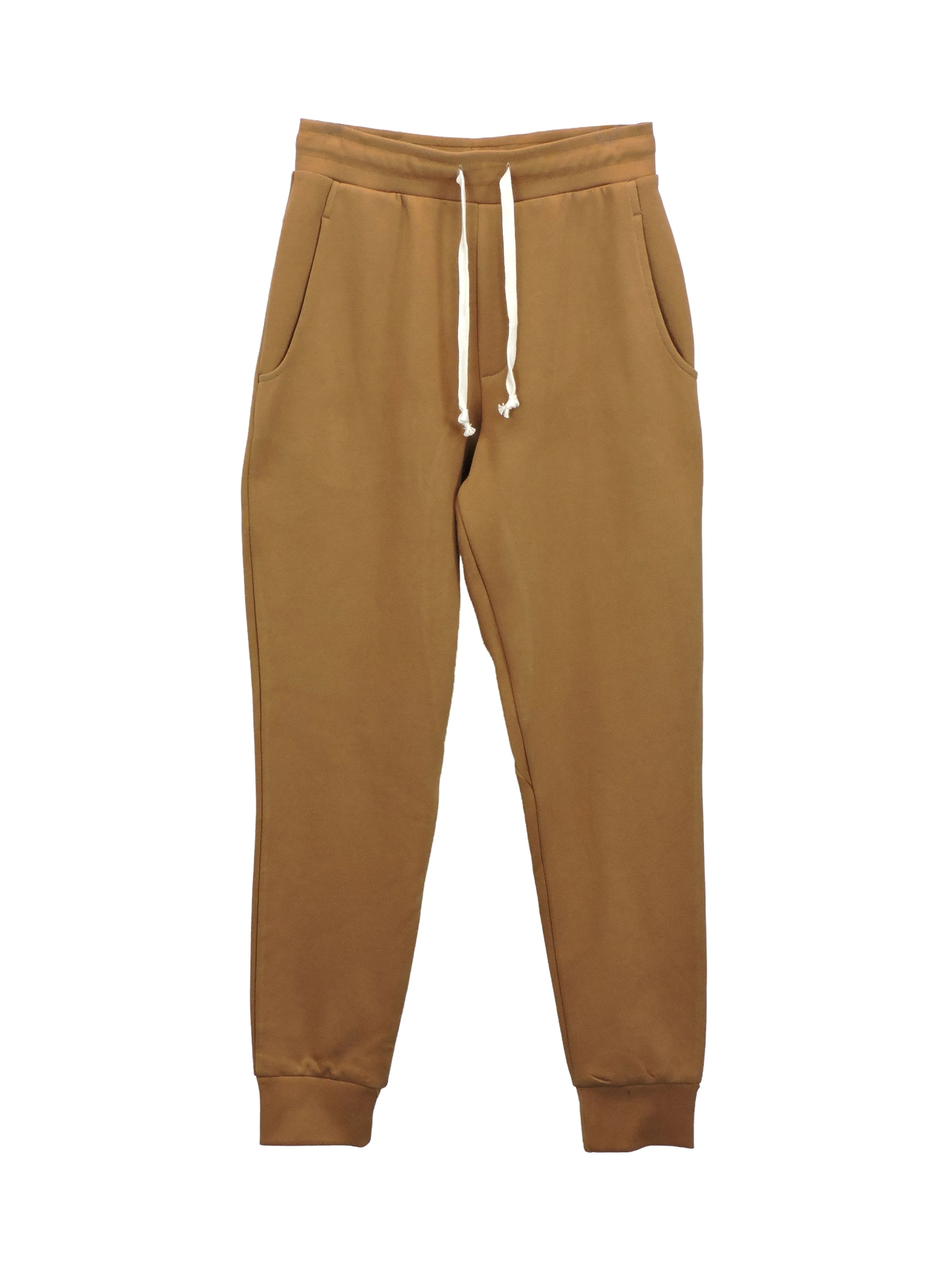 Creative Thoughts™  | Getaway Joggers - Groundhog Brown Fleece