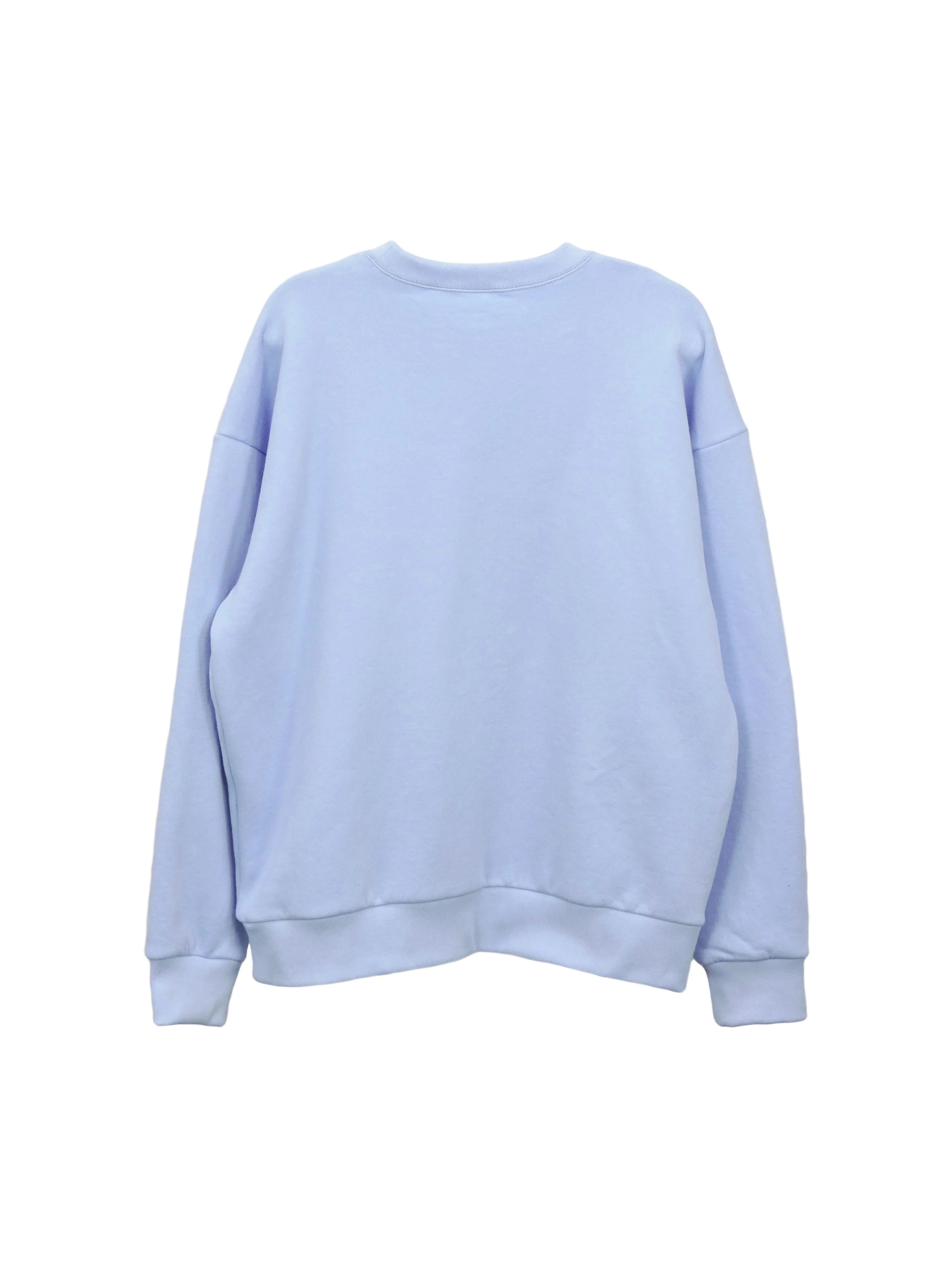 Creative Thoughts™  | Park Crewneck Sweater - Airy Blue Cotton Fleece