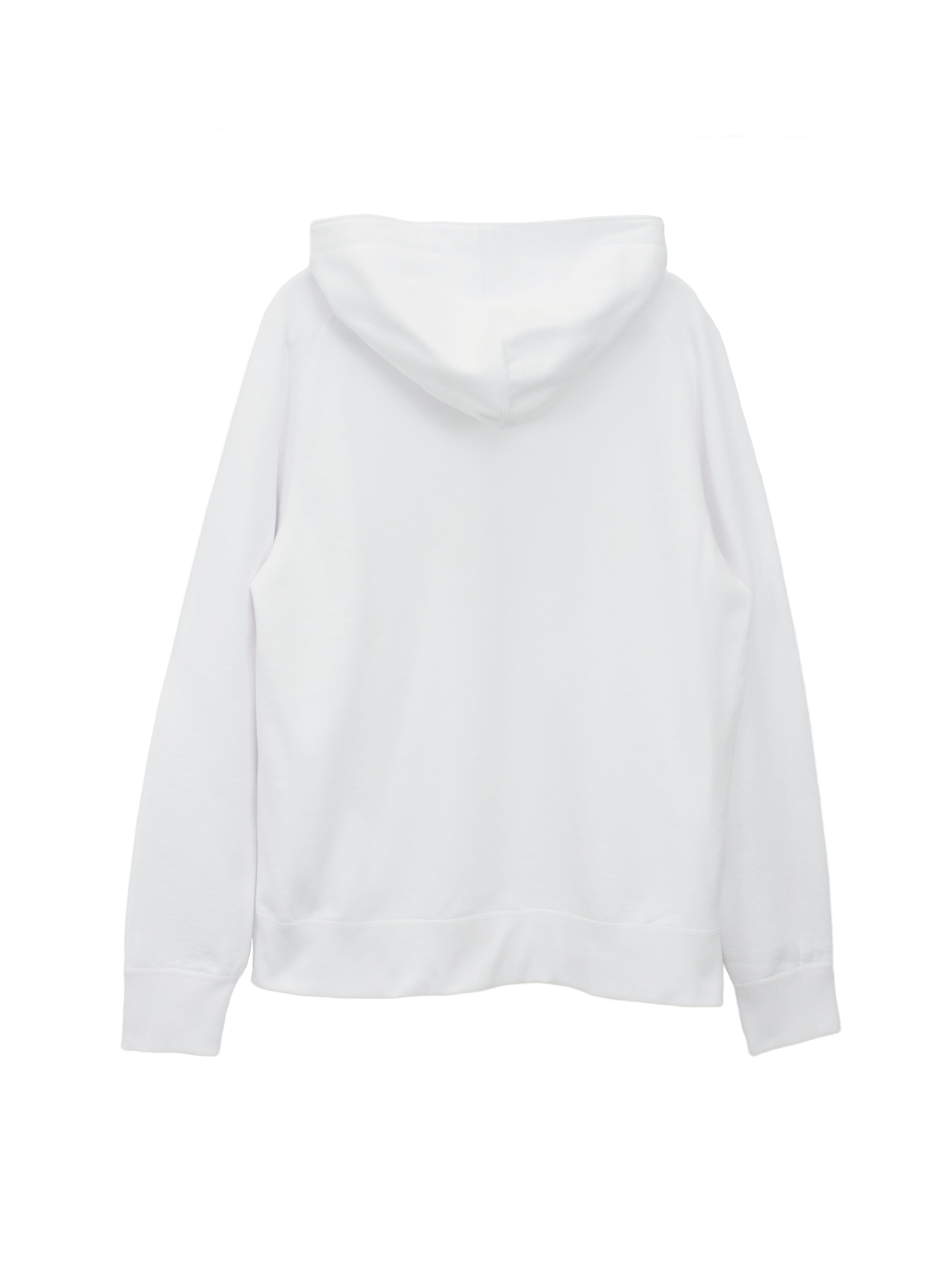 Creative Thoughts™  | Taped Zip Up - White Heavy Fleece