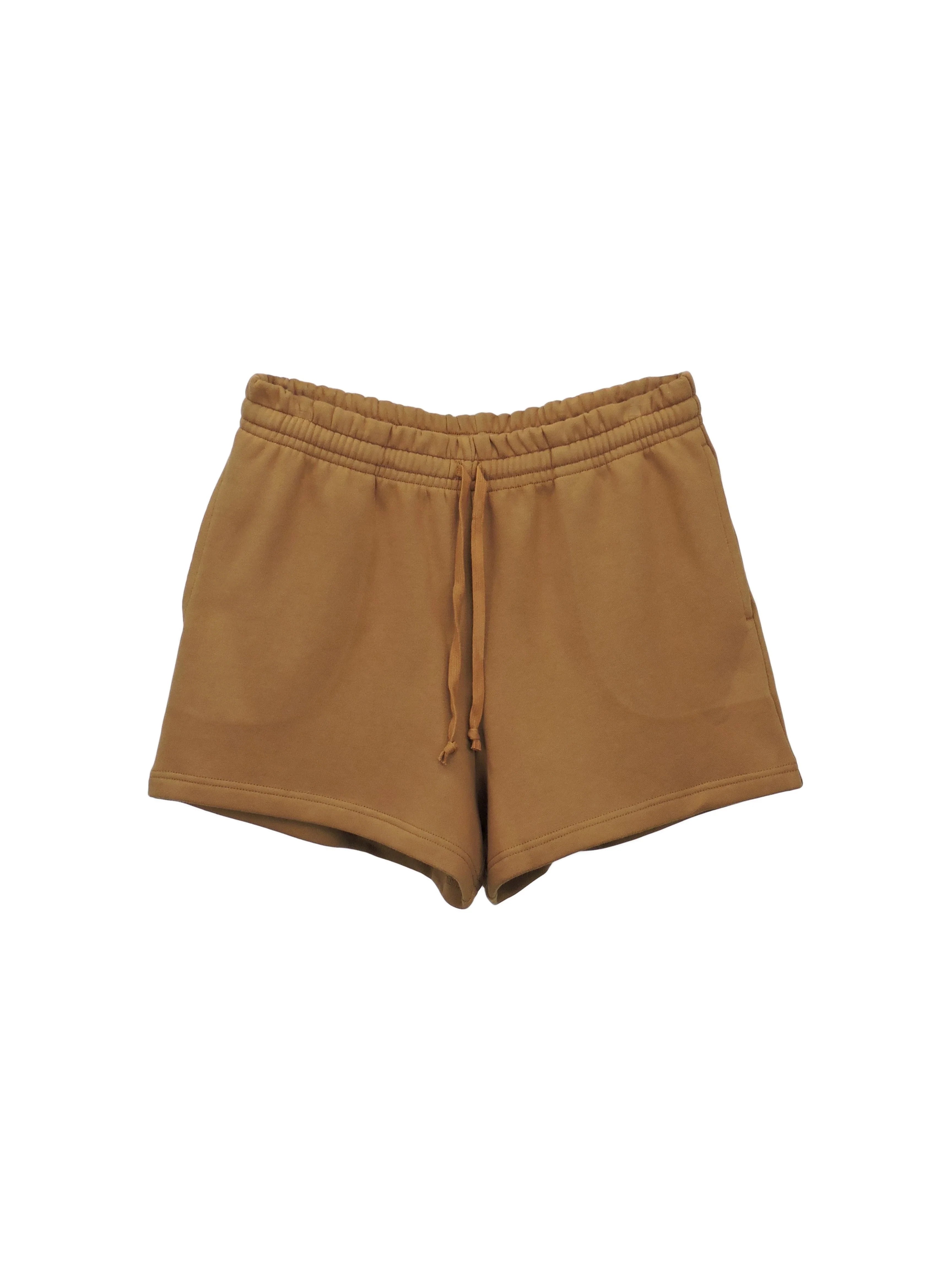 Creative Thoughts™  | Park Mini Shorts - Groundhog Brown Fleece