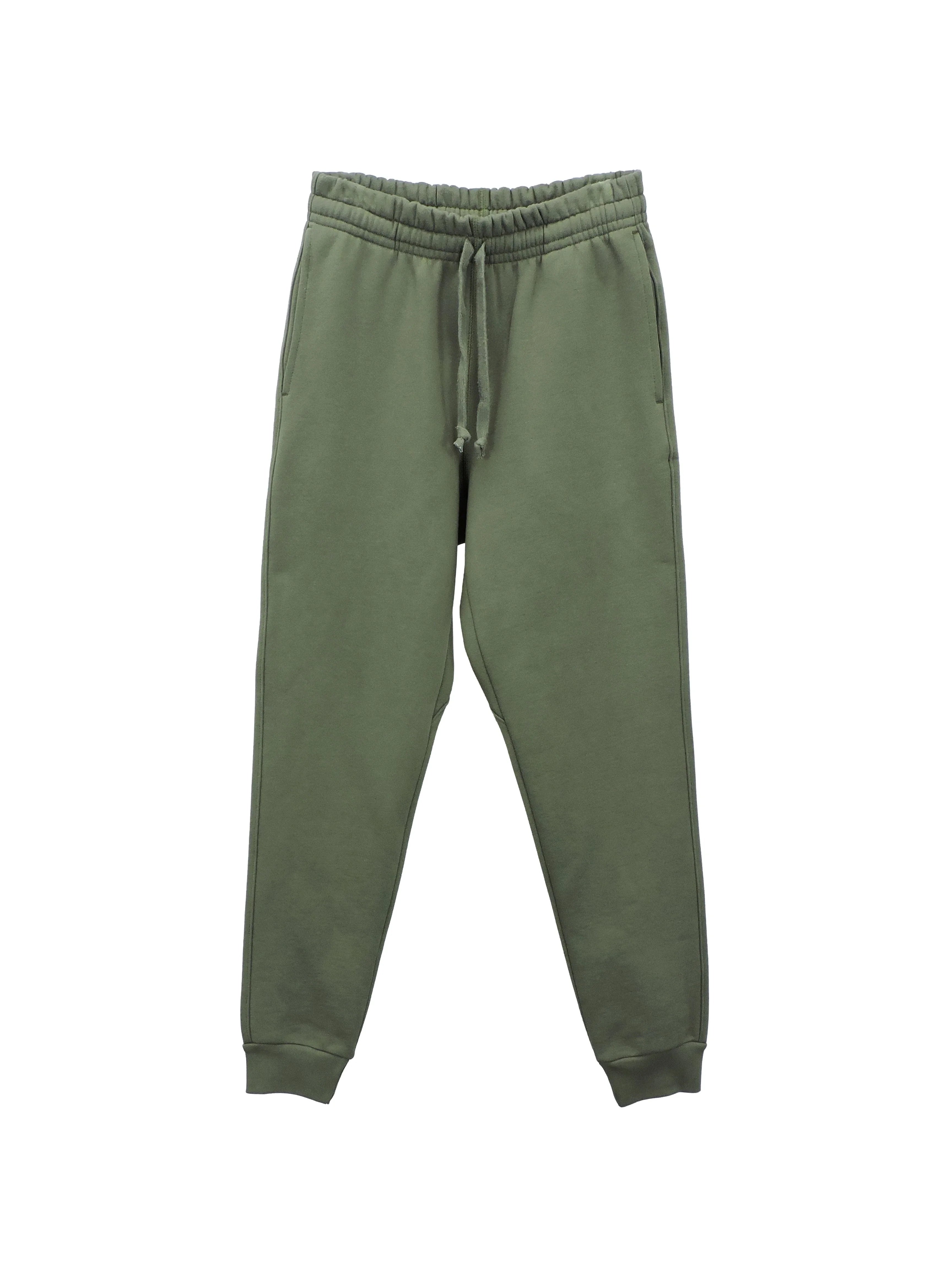 Creative Thoughts™  | Street Joggers - Olive Green Heavy Fleece