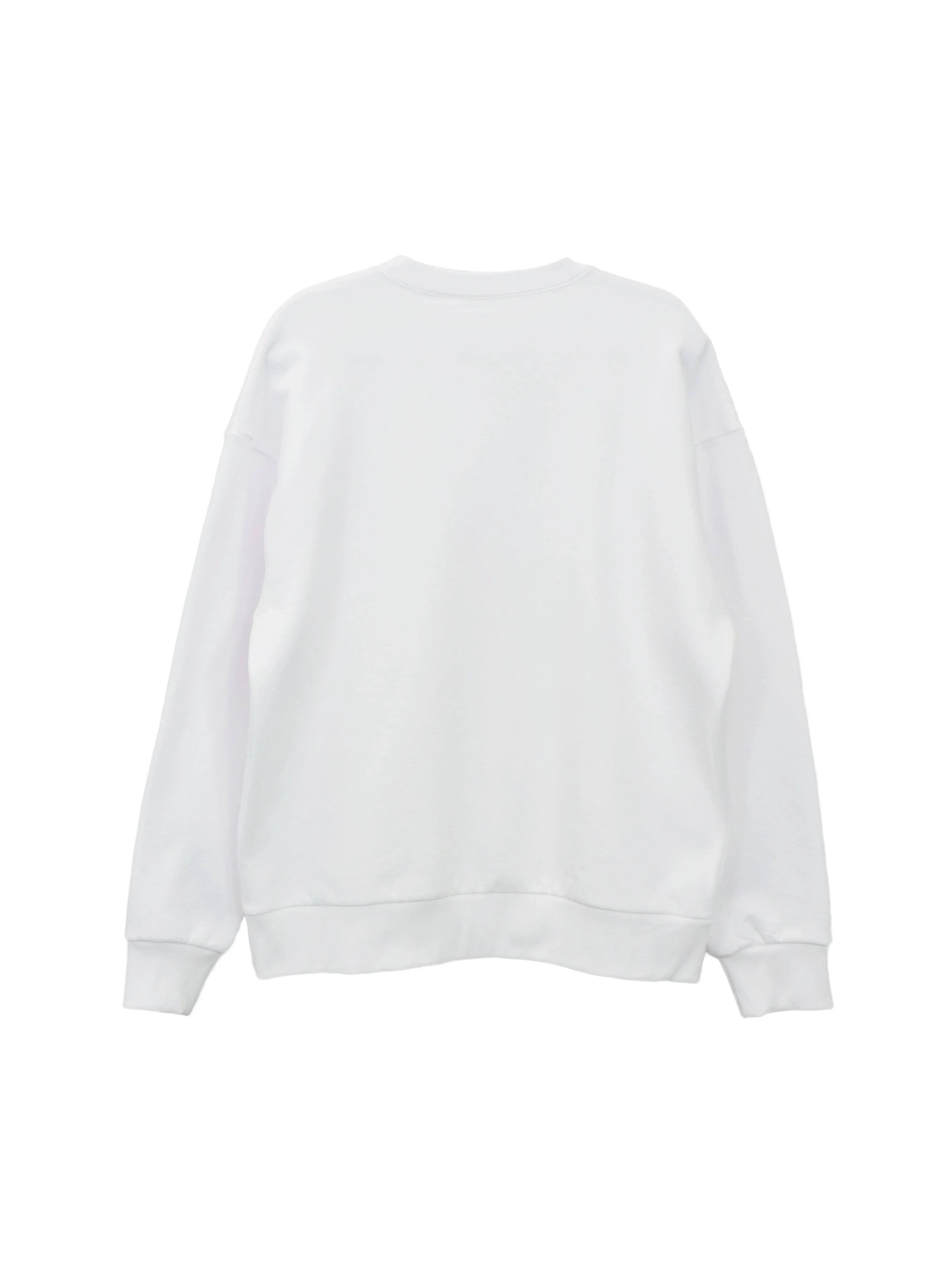 Creative Thoughts™  | Park Crewneck Sweater - White Heavy Fleece