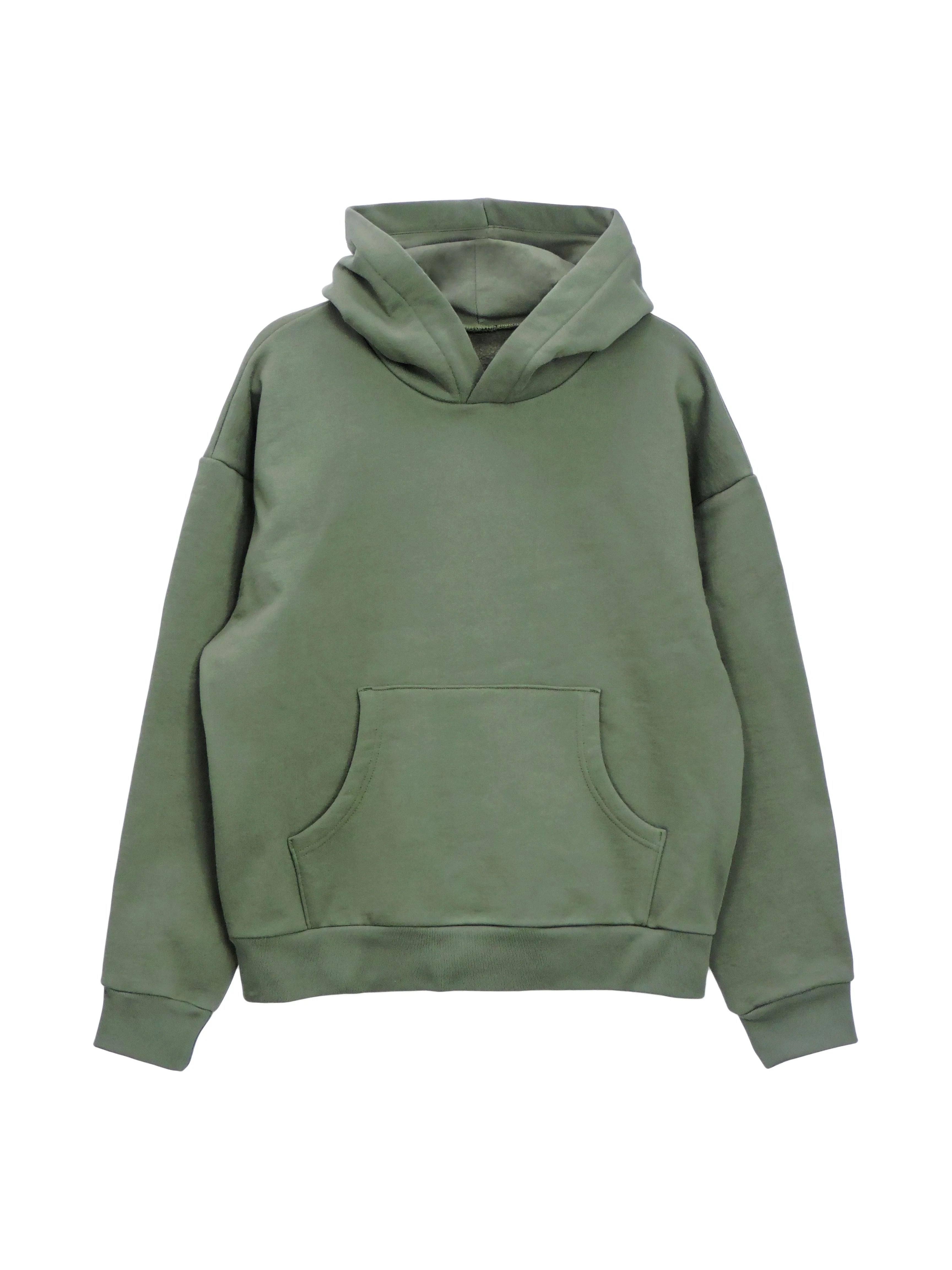 Creative Thoughts™  | Park Hoodie - Olive Green Heavy Fleece