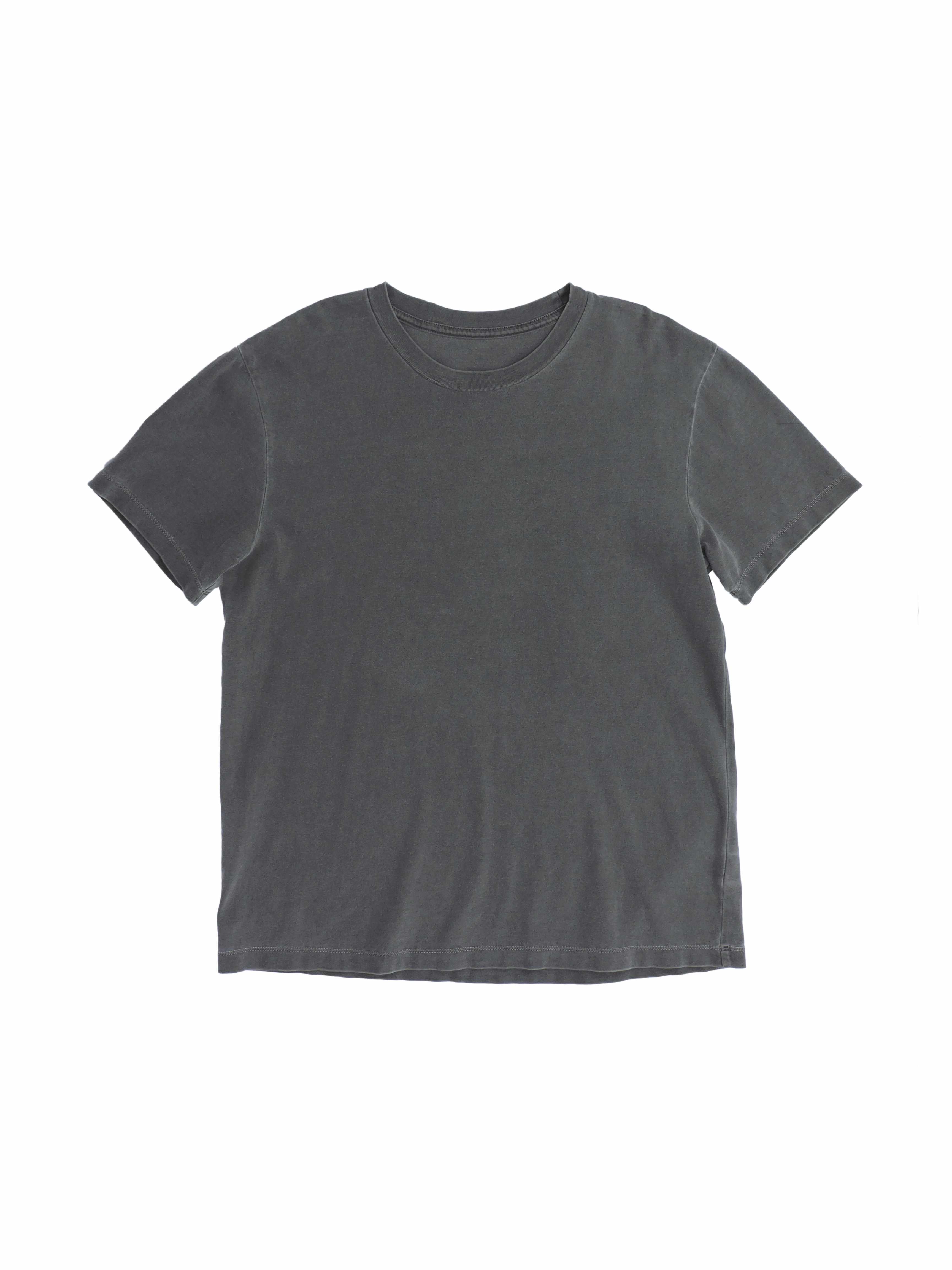 Creative Thoughts™  | Boxy T-shirt - Asphalt Midweight Cotton (Pigment Dye)