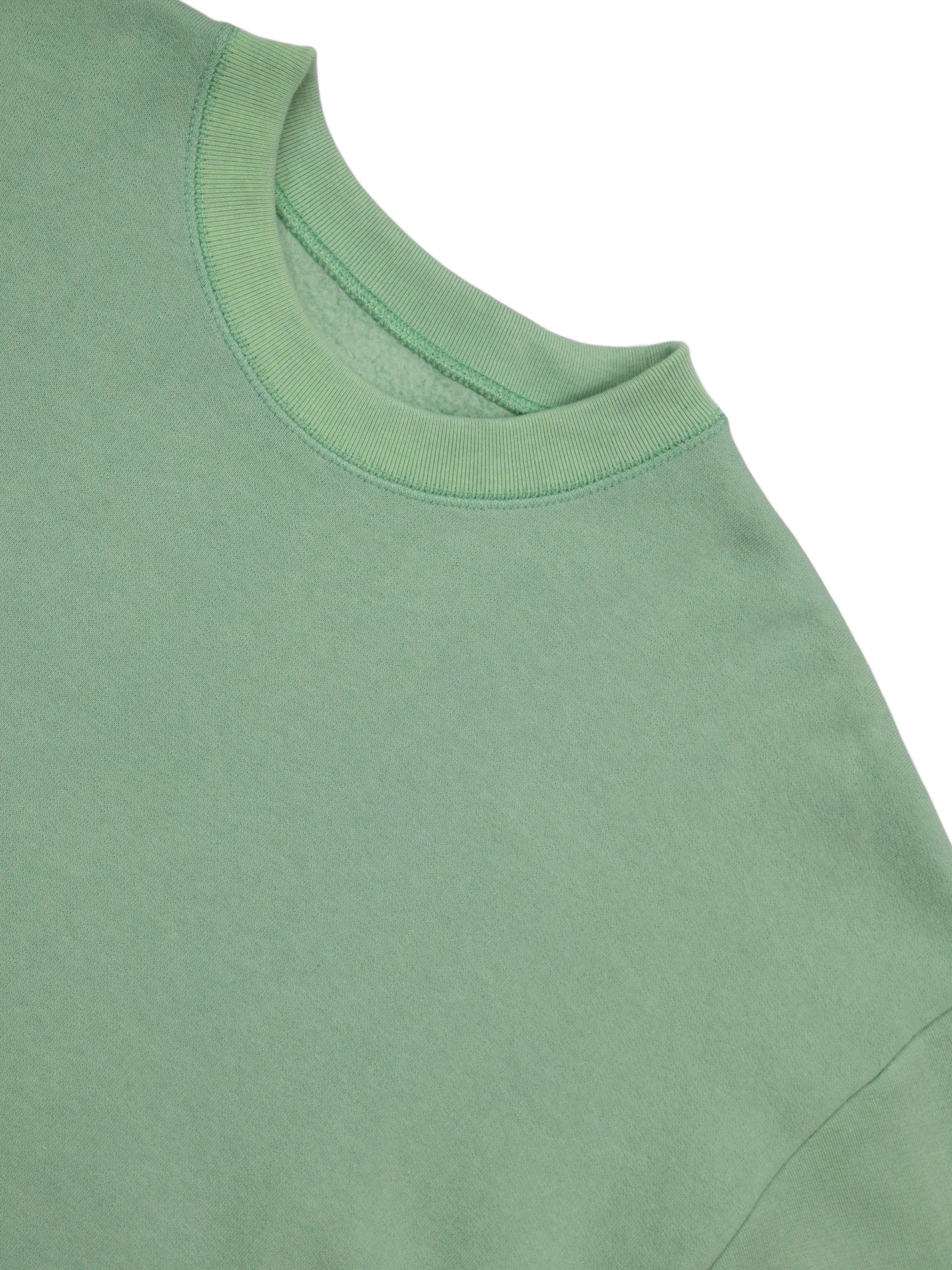 Creative Thoughts™  | Park Crewneck Sweater - Mint Green Fleece