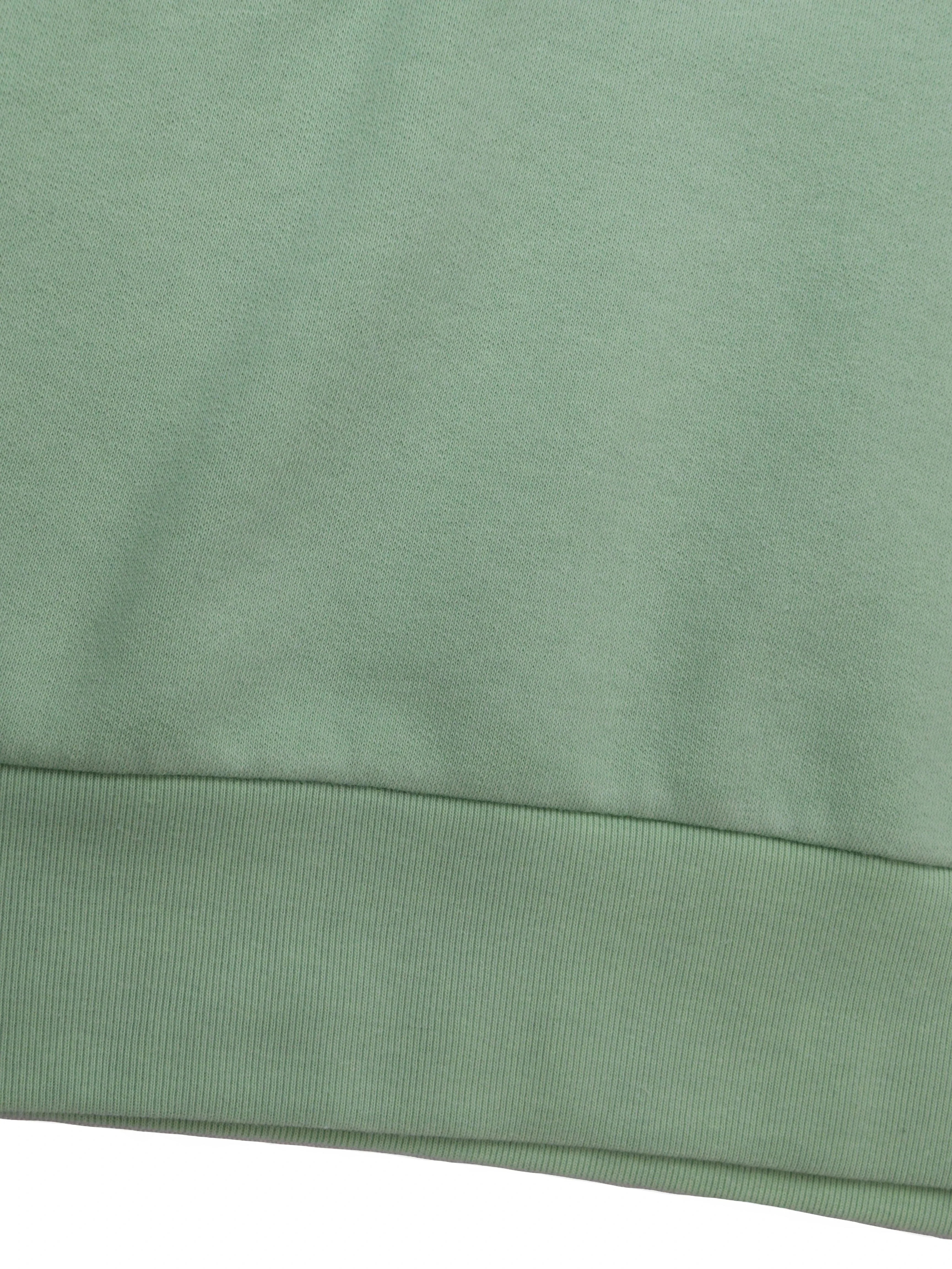 Creative Thoughts™  | Park Crewneck Sweater - Mint Green Fleece