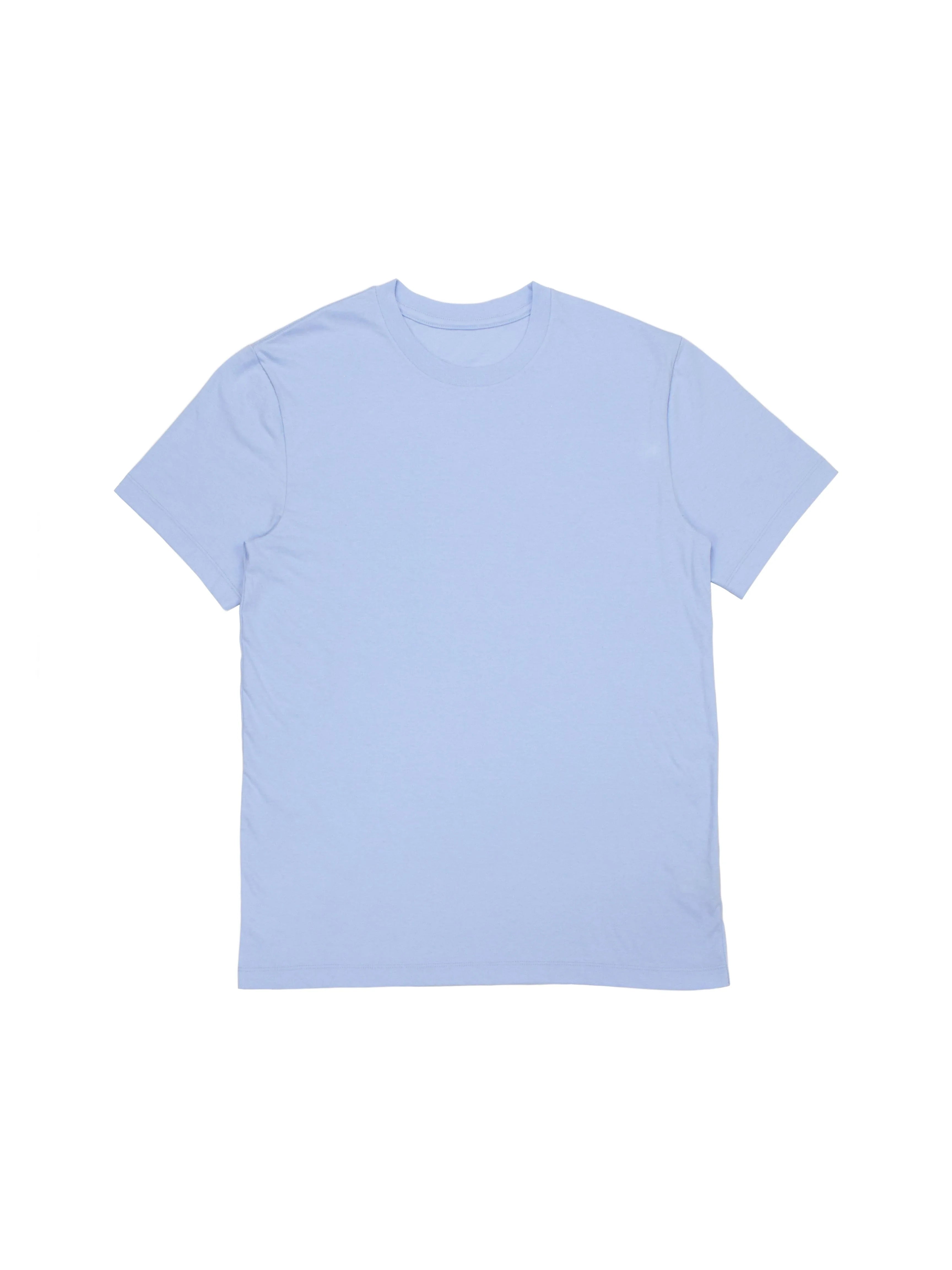 Creative Thoughts™  | Boxy T-shirt - Airy Blue Cotton