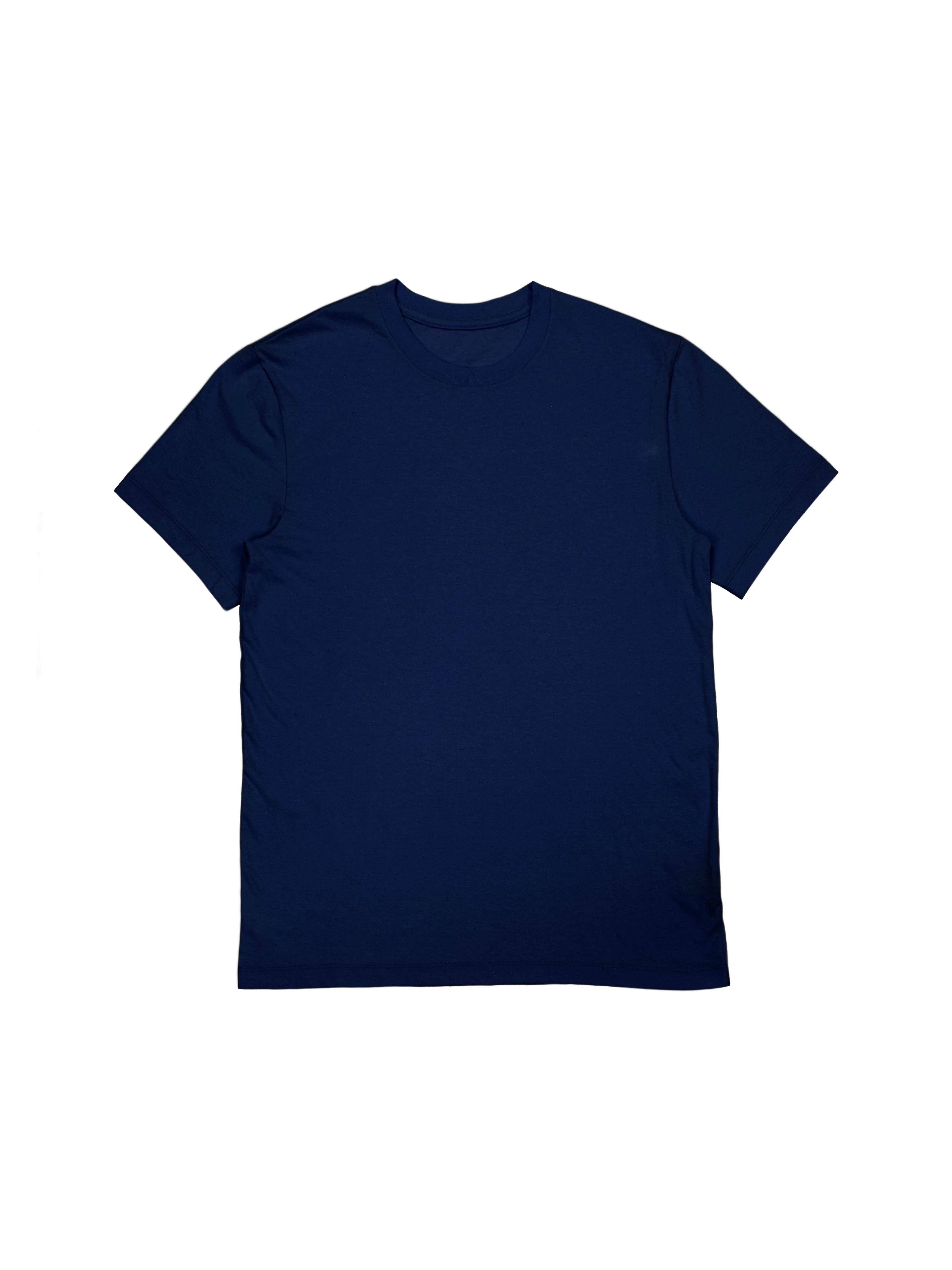 Creative Thoughts™  | Boxy T-shirt - Navy Blue Midwight Cotton