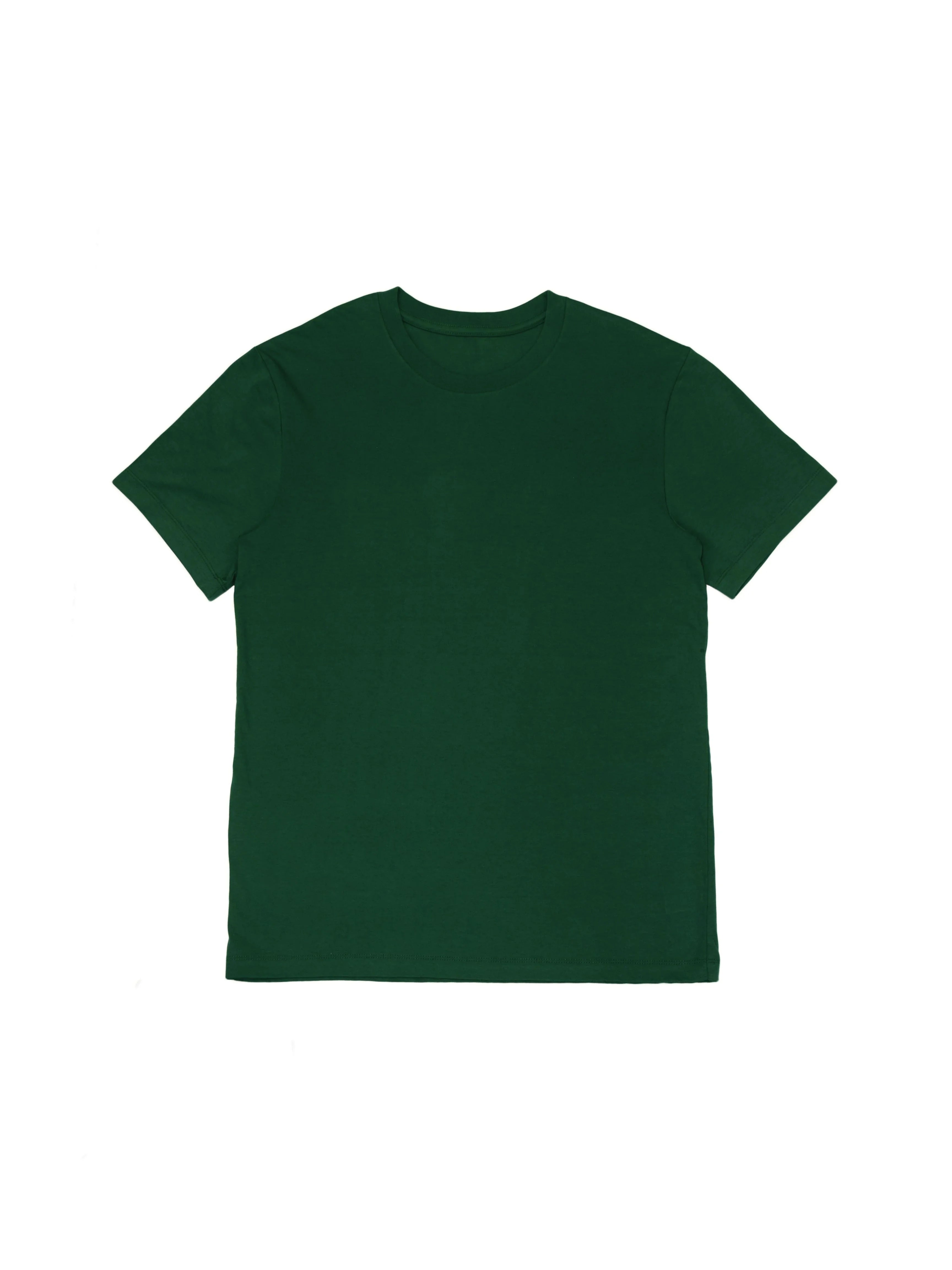 Creative Thoughts™  | Boxy T-shirt - Forest Green Cotton