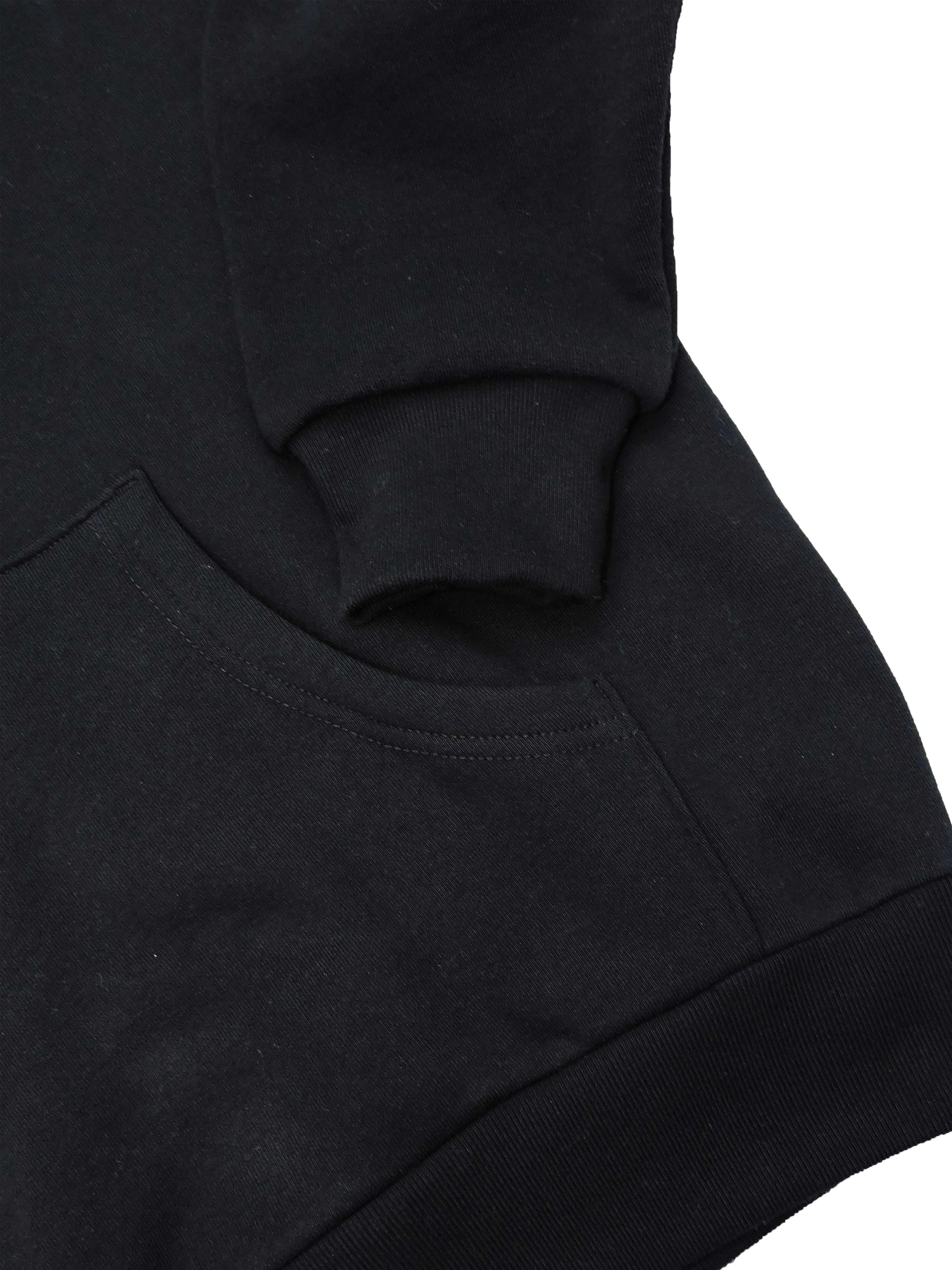 Creative Thoughts™  | Park Hoodie - Black Heavy Fleece