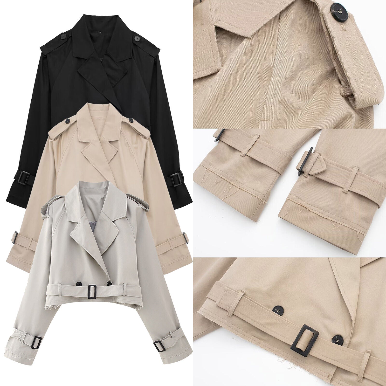 Clara’s Cropped Trench: Stylish Vintage Coat