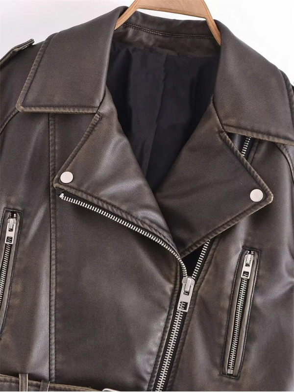 Maya’s Cropped Biker: Vintage Style Jacket