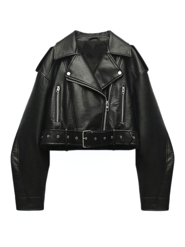 Maya’s Cropped Biker: Vintage Style Jacket