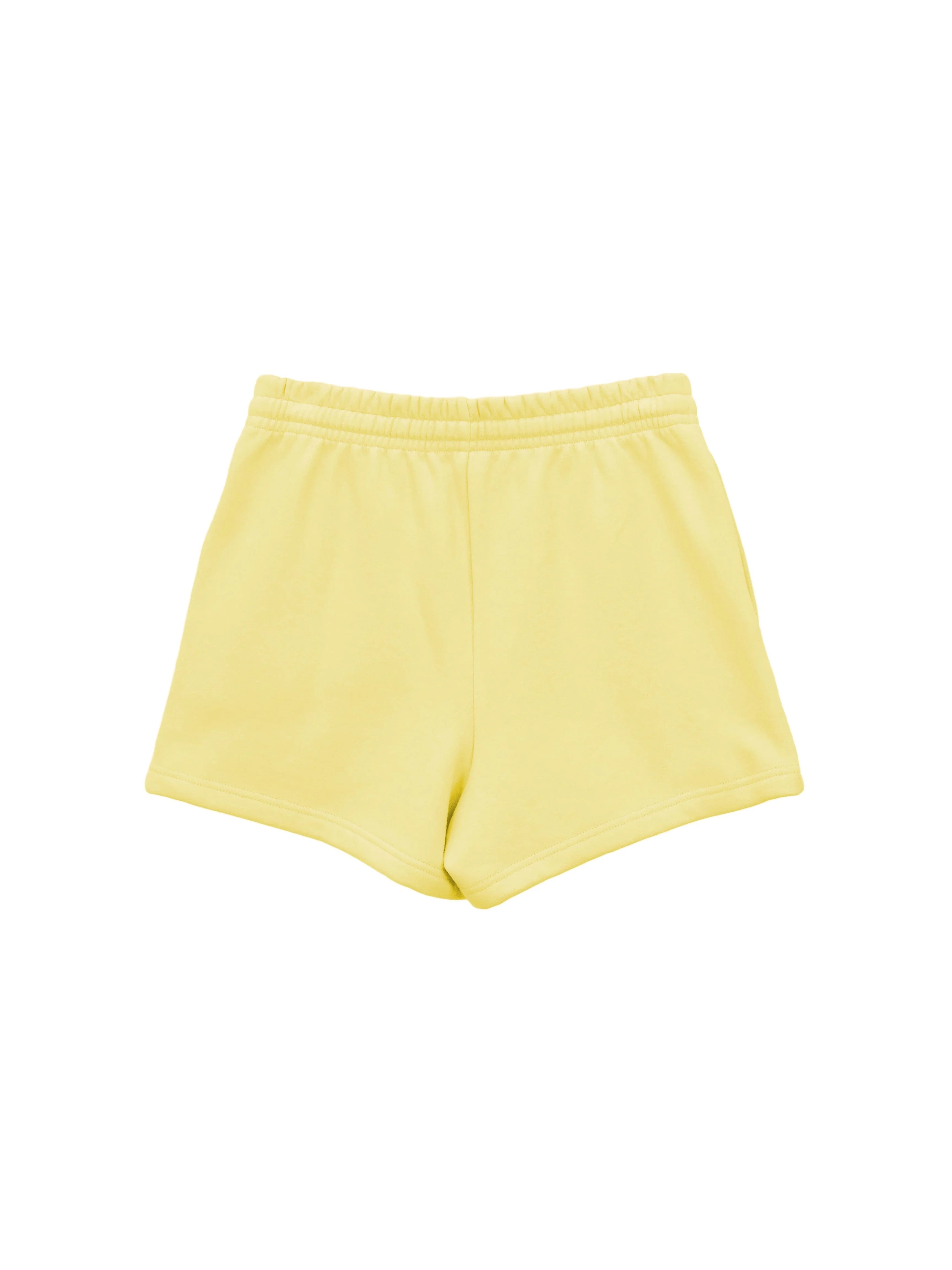 Creative Thoughts™  | Park Mini Shorts - Daffodil Yellow Fleece